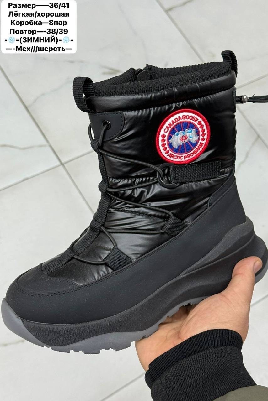 зимняя ,зимние сапоги,,сноубутсы canada goose,зимняя женская