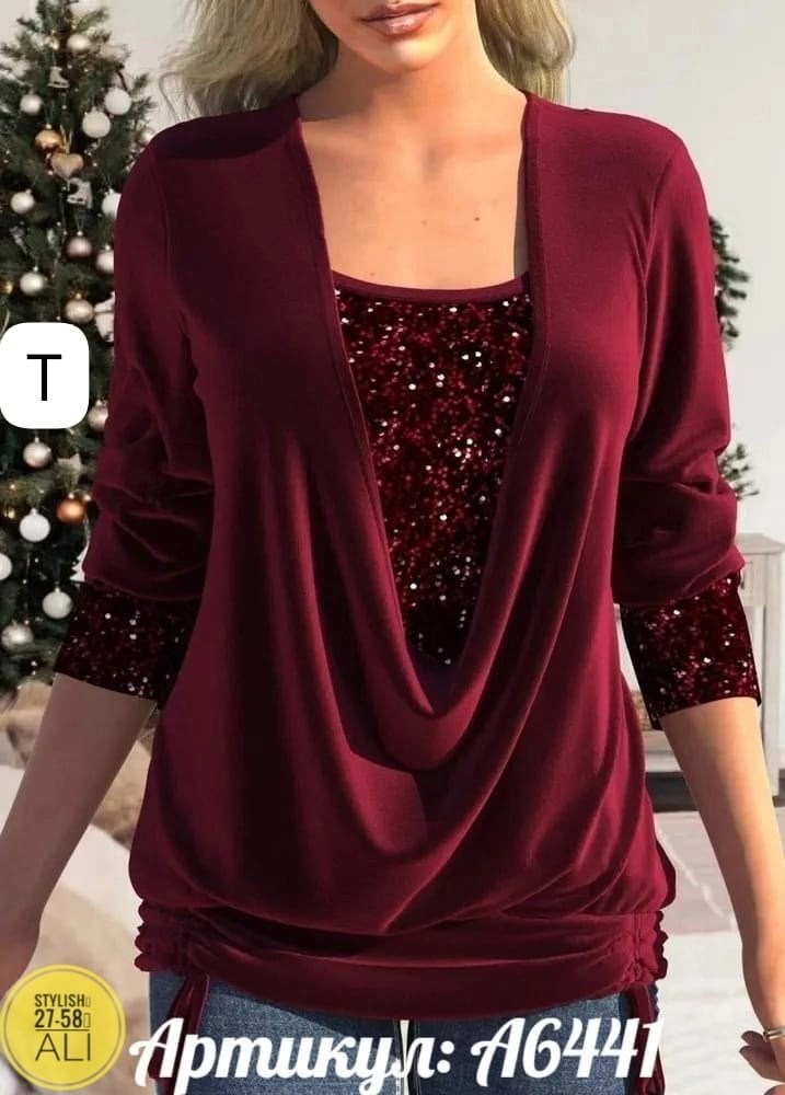 блузка с пайетками,женская кофта,блузка модная,блузка элегантная,блестящая блузка