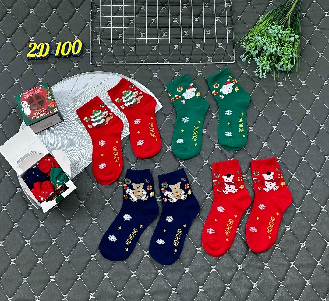 носки детские новогодние 5 пар,носки детские новогодние,носки рождественские,новогодний набор носки,носки в подарочной упаковке