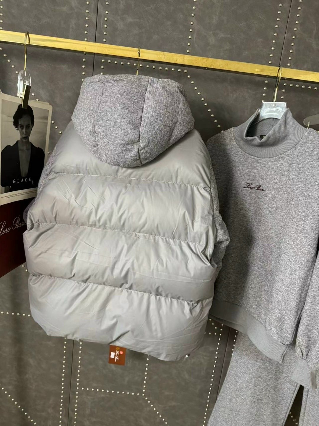 серый костюм тройка,костюм тройка женский,пуховик повседневный,костюм женский теплый,костюм на флисе