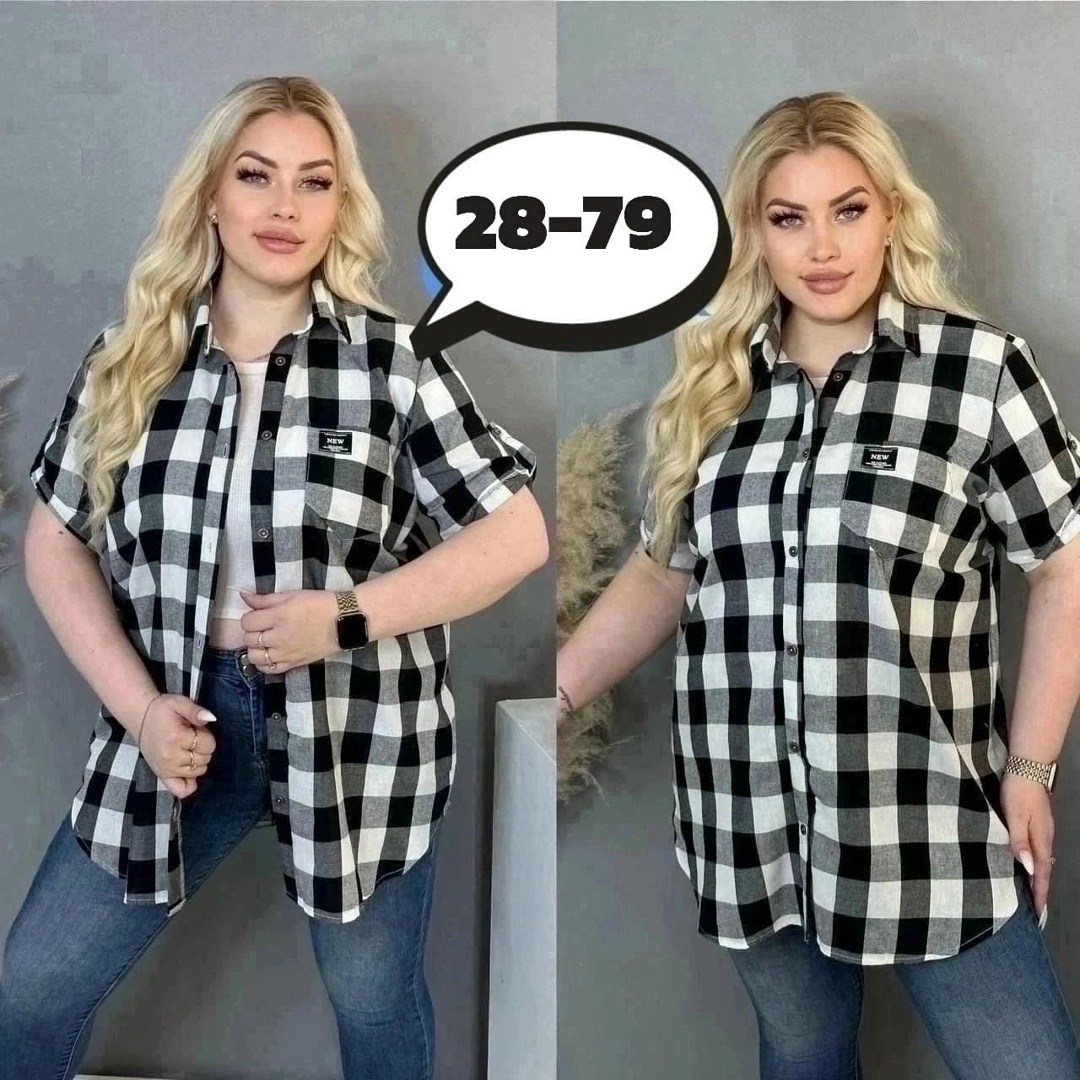 рубашка женская,одежда больших размеров,рубашка,рубашка в клетку женская,рубашка в клетку повседневная