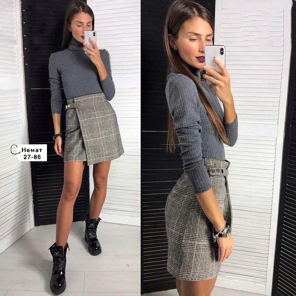 юбка,юбка из твида,твидовая юбка,юбка с кофтой,юбка твидовая мини