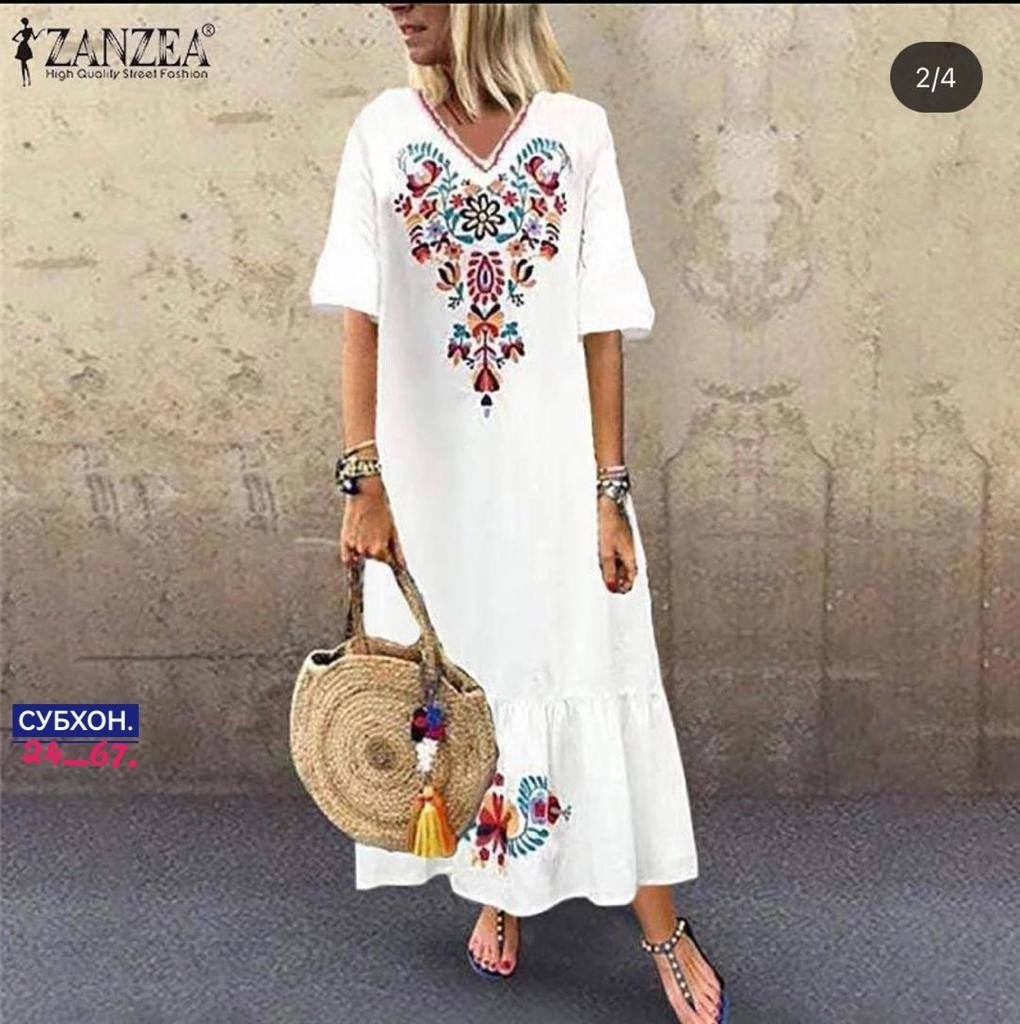 повседневное платье в стиле бохо,платье в стиле бохо,платье zanzea женское в богемном стиле,свободное платье в стиле бохо,платье в стиле бохо летнее