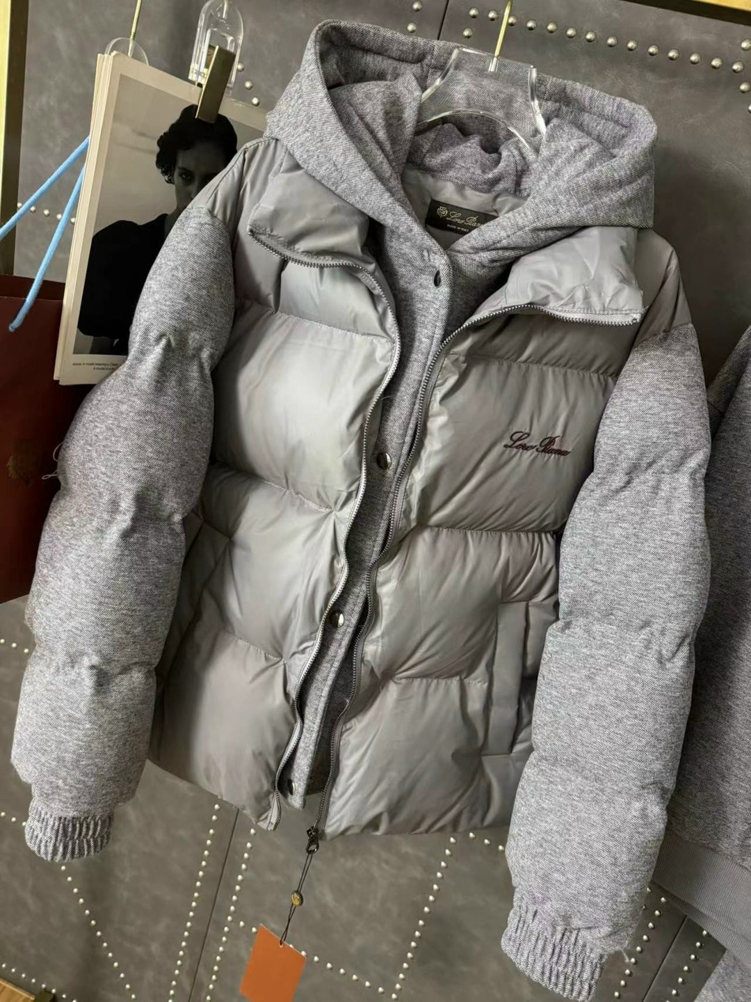 серый костюм тройка,костюм тройка женский,пуховик повседневный,костюм женский теплый,костюм на флисе
