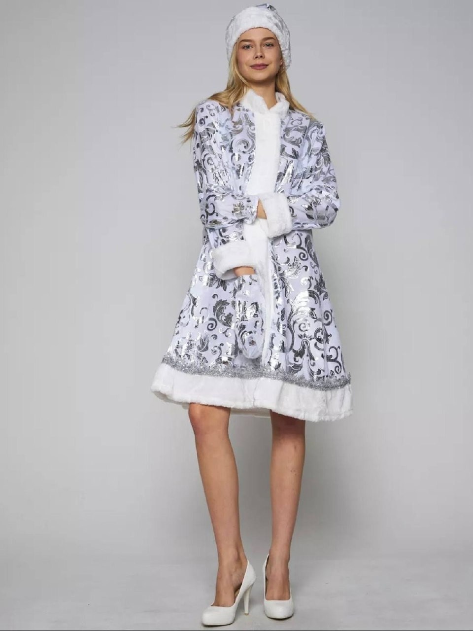 взрослый костюм снегурочки,карнавальные костюм снегурочка,костюмы снегурочки,снегурочка костюм,костюм снегурочки белый