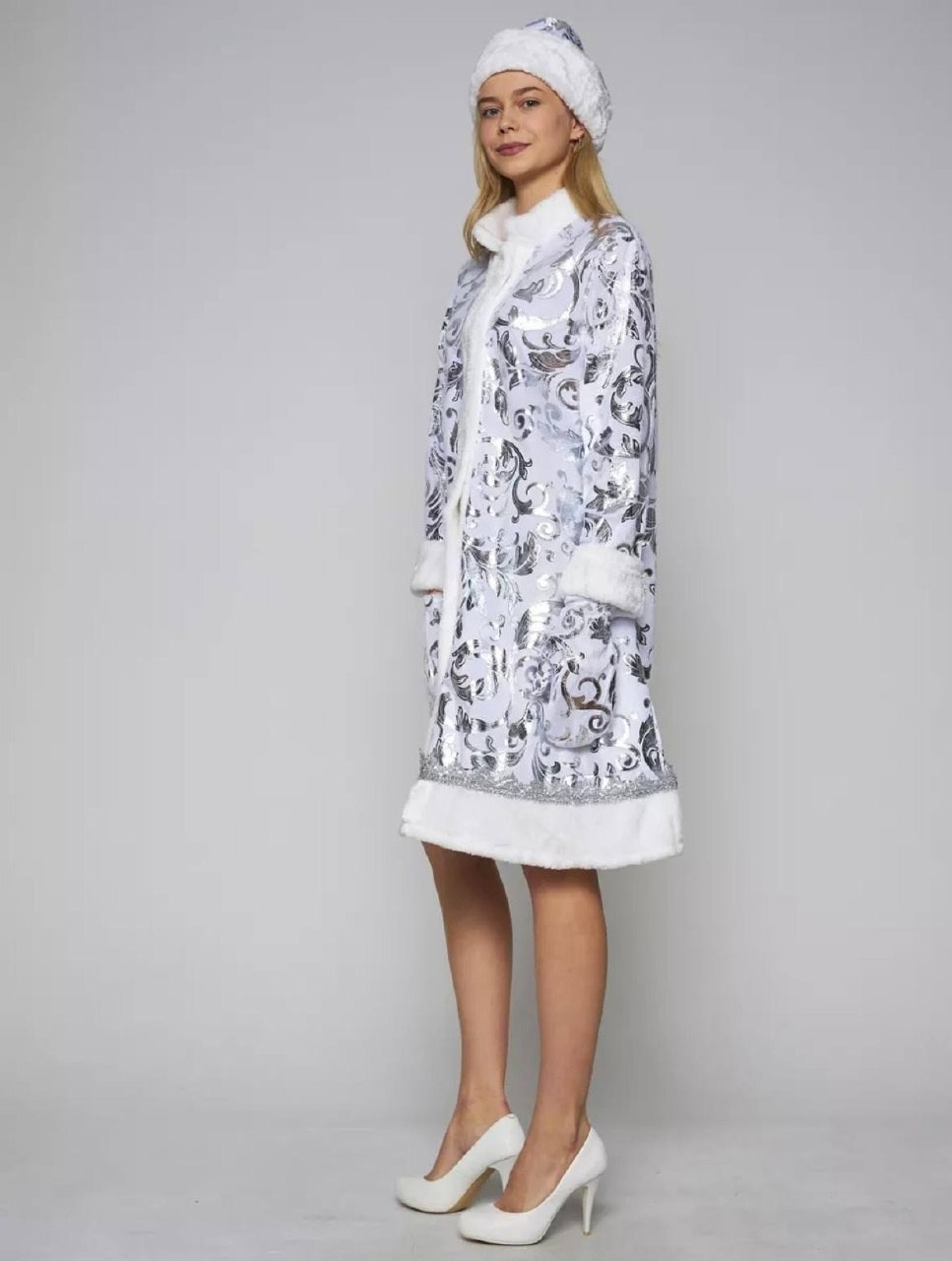 взрослый костюм снегурочки,карнавальные костюм снегурочка,костюмы снегурочки,снегурочка костюм,костюм снегурочки белый