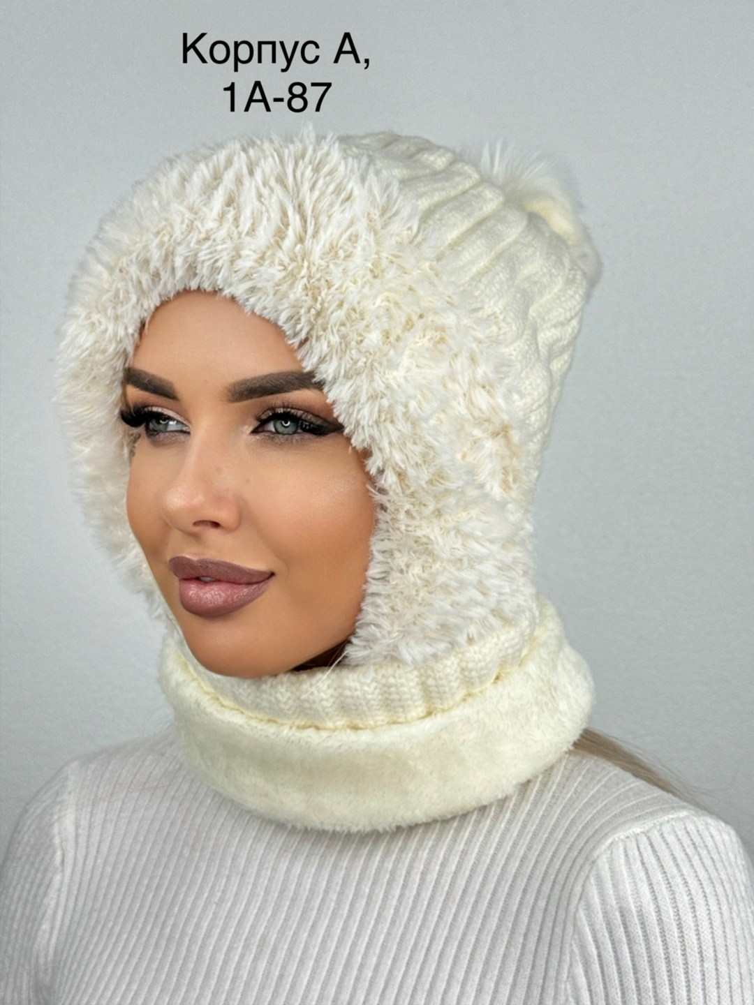комплект женская шапка и снуд зимняя теплая,шапки ушанки женские камеа,комплект женский шапка и снуд зимние,комплект шапка зимняя со снудом,комплект шапка снуд