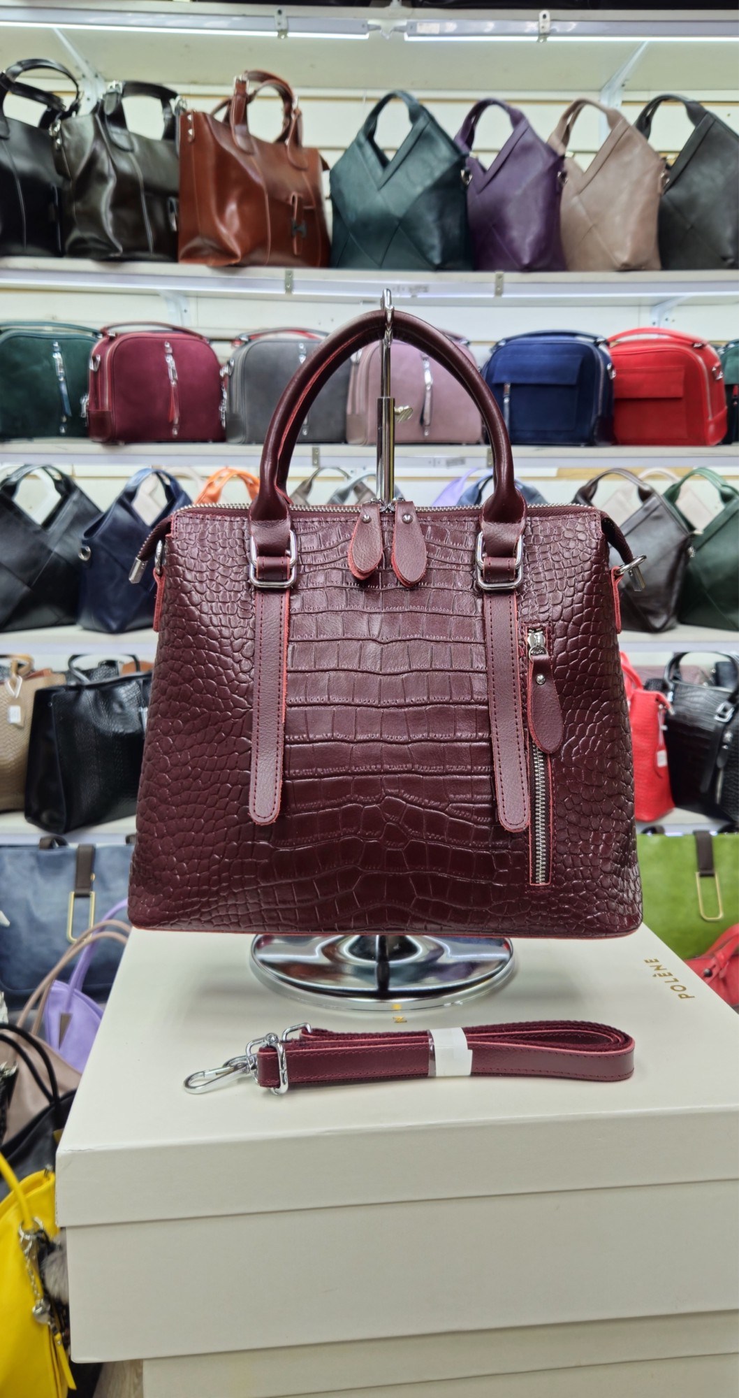 женская кожаная сумка тоут под крокодила,сумка женская из натуральной кожи,сумка,сумка женская,женская сумка кожаная