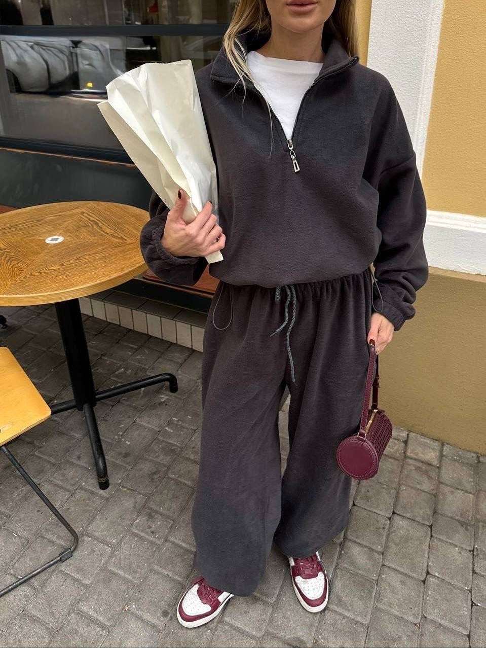 костюмы спортивные женские,теплый костюм,спортивные костюм,широкие брюки