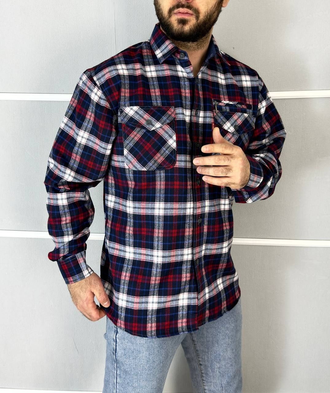 теплая рубашка,рубашка на флисе,рубашка теплая на флисе,рубашка теплая в клетку с длинными рукавами,рубашка