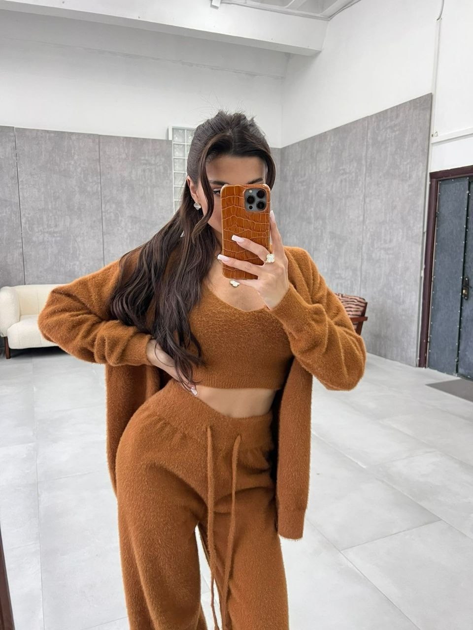 вязаные брюки,трикотажные костюмы,повседневный костюм,комбинезоны и комплекты,брюки женские с