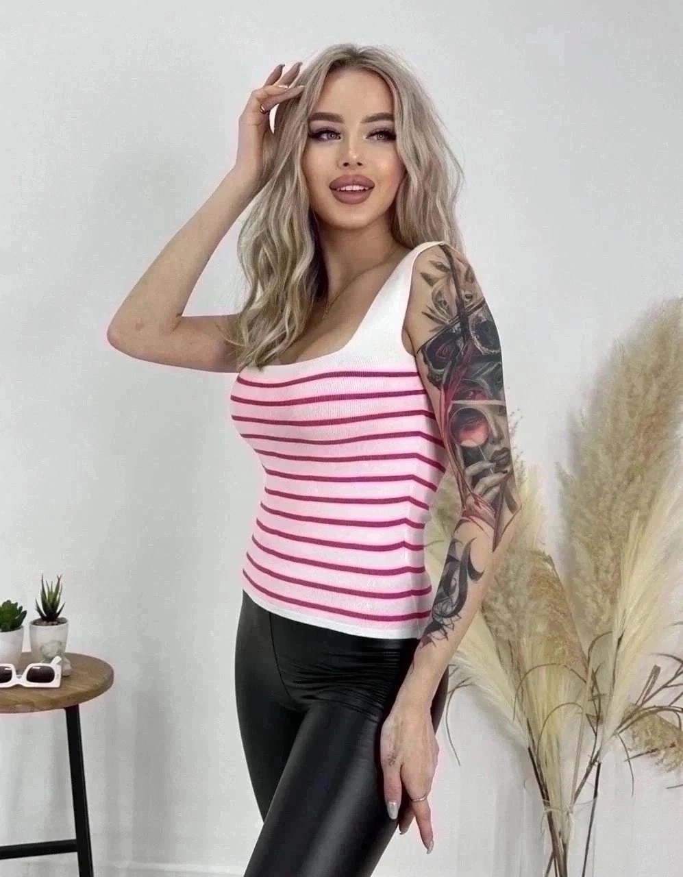 топ летний в полоску,майка топ в полоску летняя,майка женская,майка топы,топ в полоску