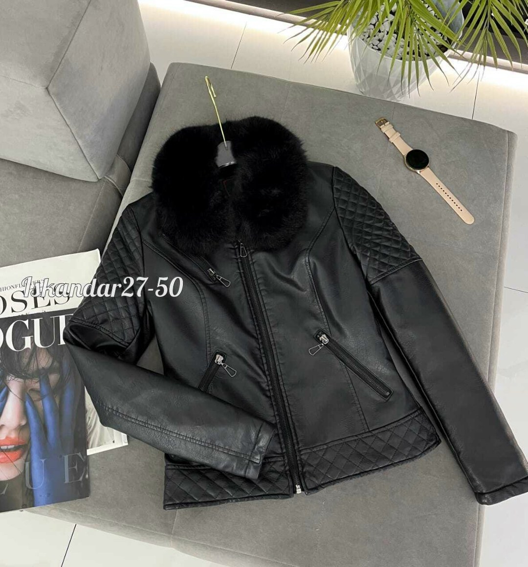 куртка кожаная,кожаная куртка женская,кожаная куртка с мехом,куртка кожаная зимняя,куртка из искусственной кожи с воротником из