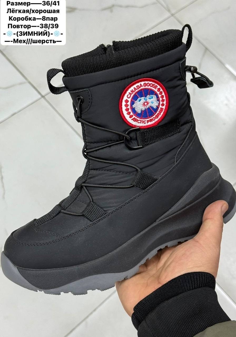 зимняя ,зимние сапоги,,сноубутсы canada goose,зимняя женская