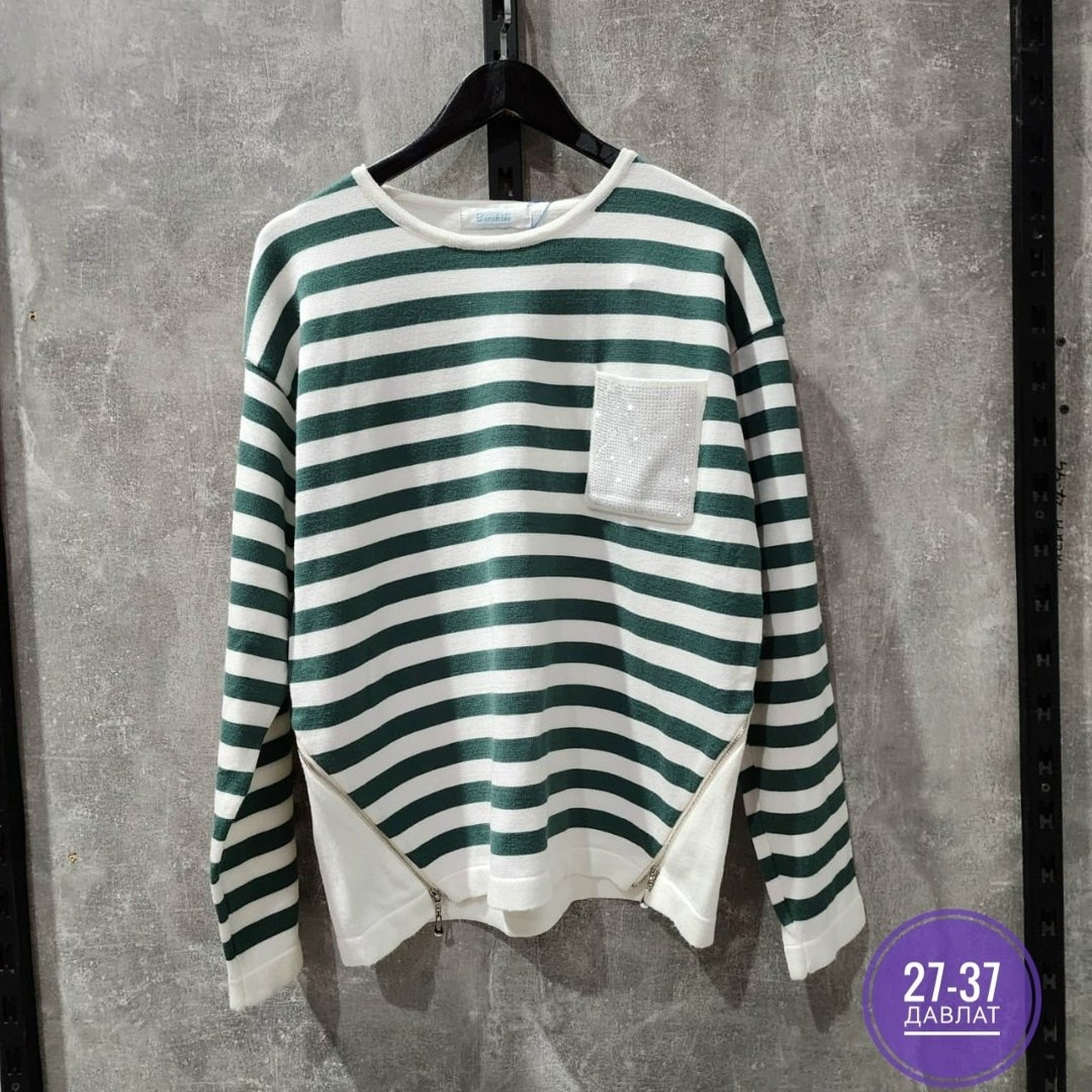кофта в полоску,свитшот женская,классный свитер,свитшот в полоску зеленый,кофта тельняшка