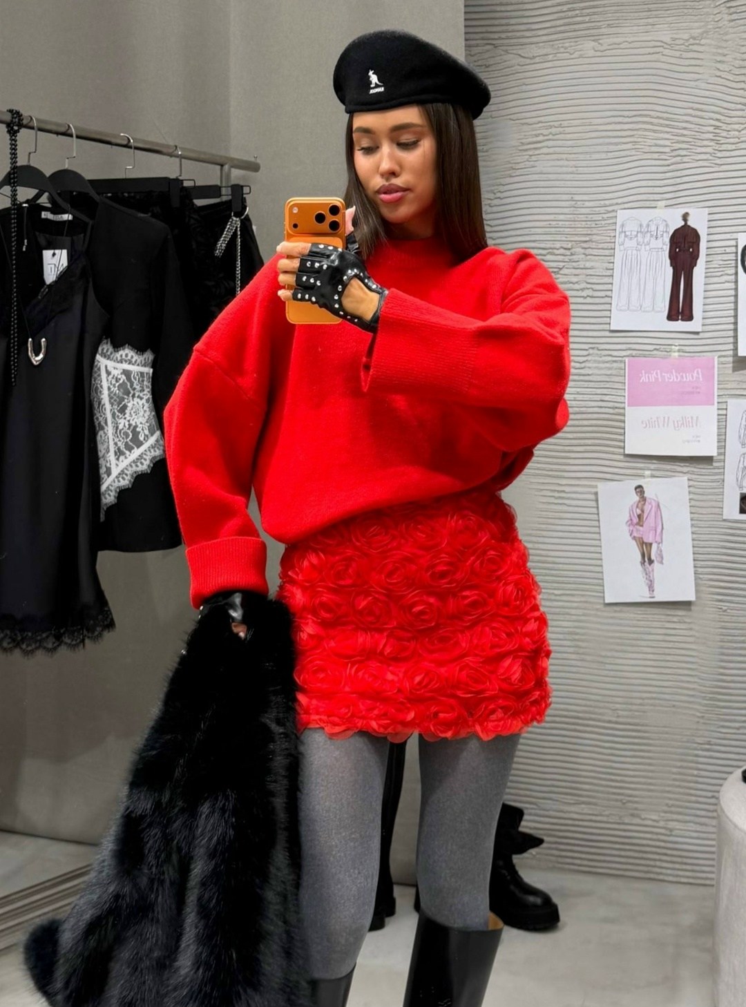 юбка с оборками,юбка с рюшами,юбка с воланами,платье черное