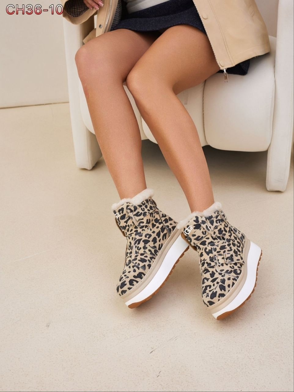 ,угги женские, женская,леопардовые угги,зимние угги на платформе
