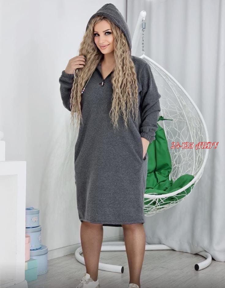 платье толстовка женское,женское платье больших размеров,платье туника с капюшоном,спортивное платье,платье толстовка большого размера