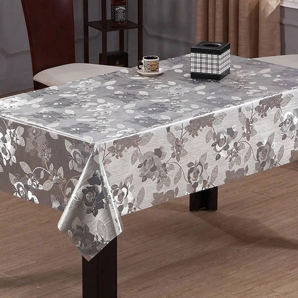 клеенка столовая пвх tango металлик 1*1,40*20м pw297-032,клеенка пвх танго металлик на тканевой основе,скатерть на стол клеенка,cкатерть клеенка,клеенка пвх