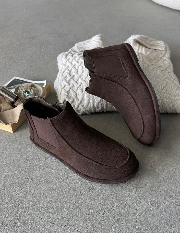 ,ботинки челси мужские,ботинки мужские,замшевые ботинки, теплая