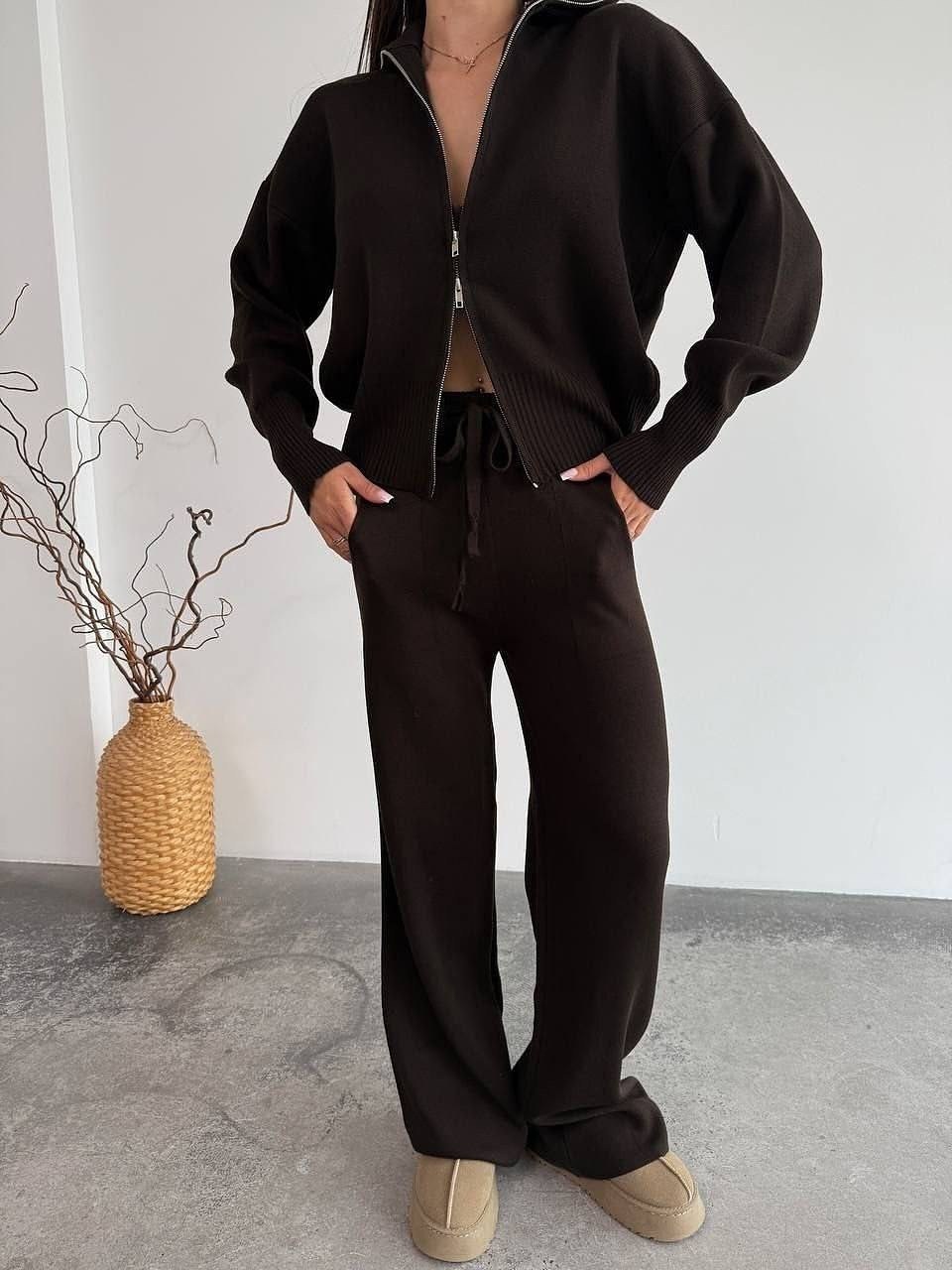костюм трикотажный,кашемировый костюм женский,трикотажный костюм женский,костюм с брюками,костюм женский теплый