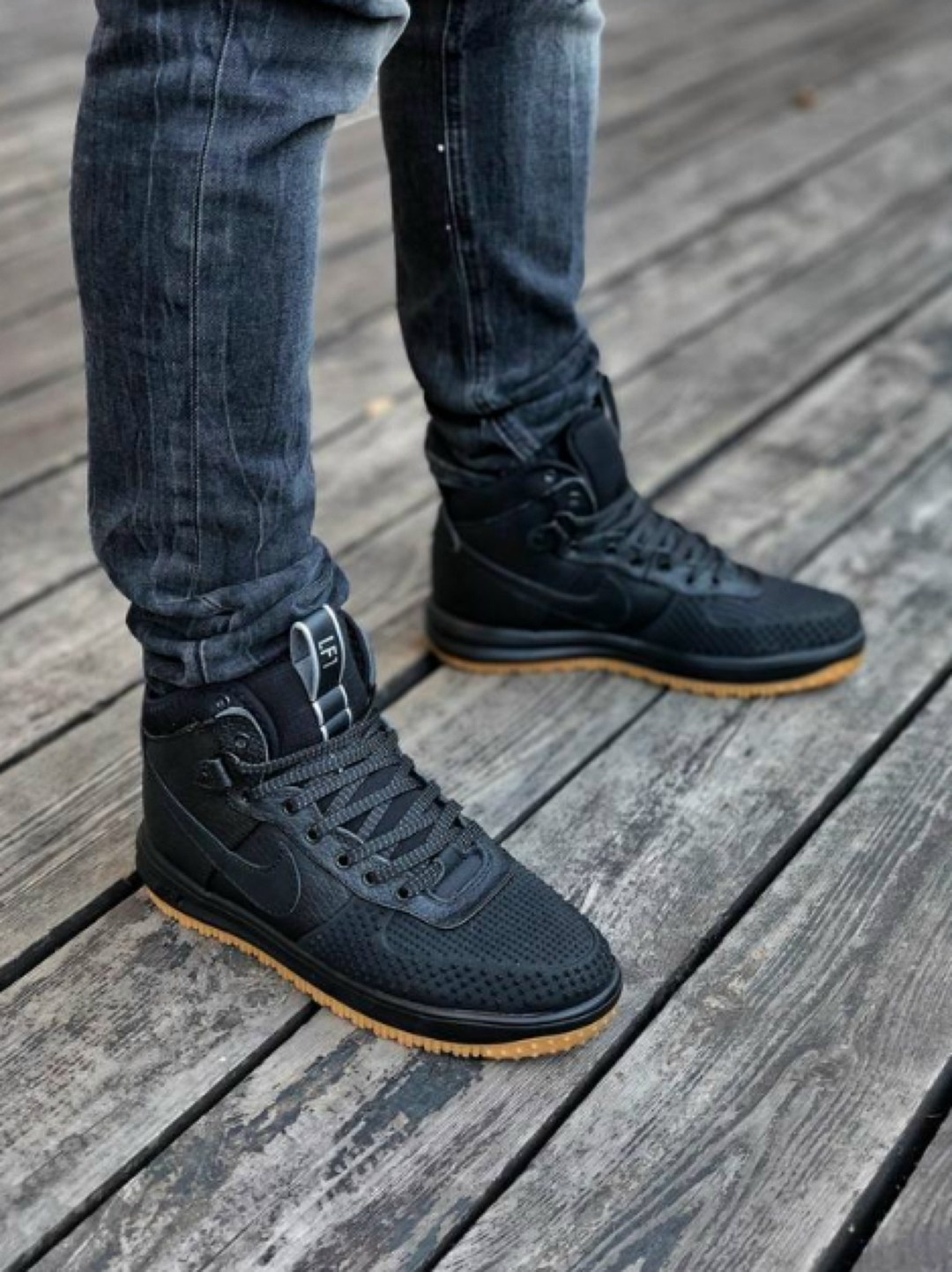 nike lunar force 1 duckboot,кроссовки nike lunar force 1 duckboot,nike lunar force 1 duckboot black gum,nike lunar force 1 duckboot черные,nike lunar force 1 duckboot black