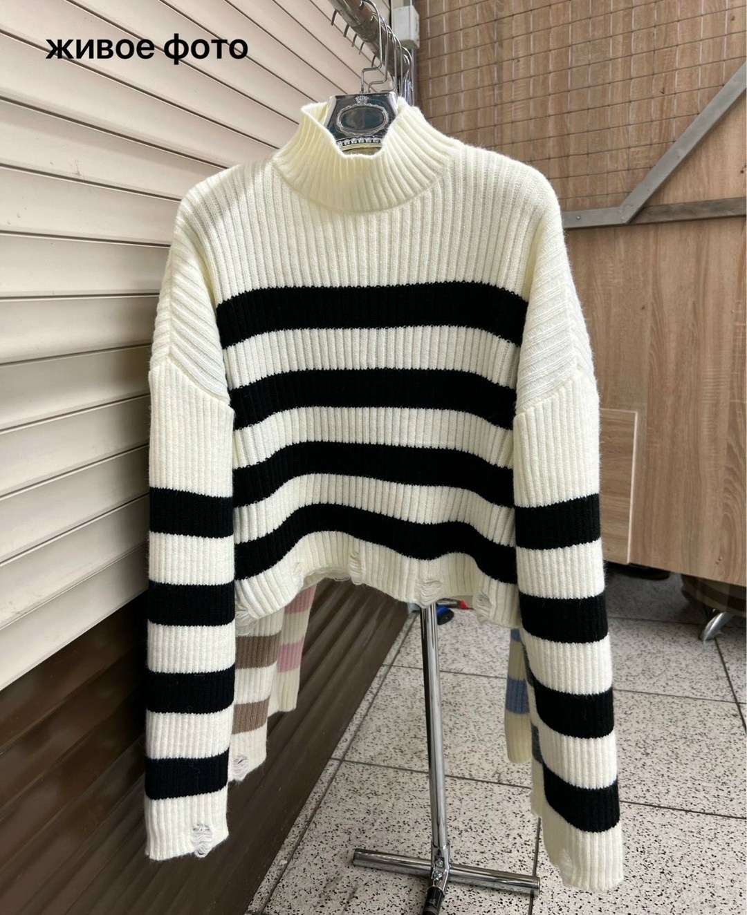 базовый вязаный свитер,кофта вязаная рваная укороченная,свитер женский кофта,свитер женский в полоску оверсайз,джемпер в полоску