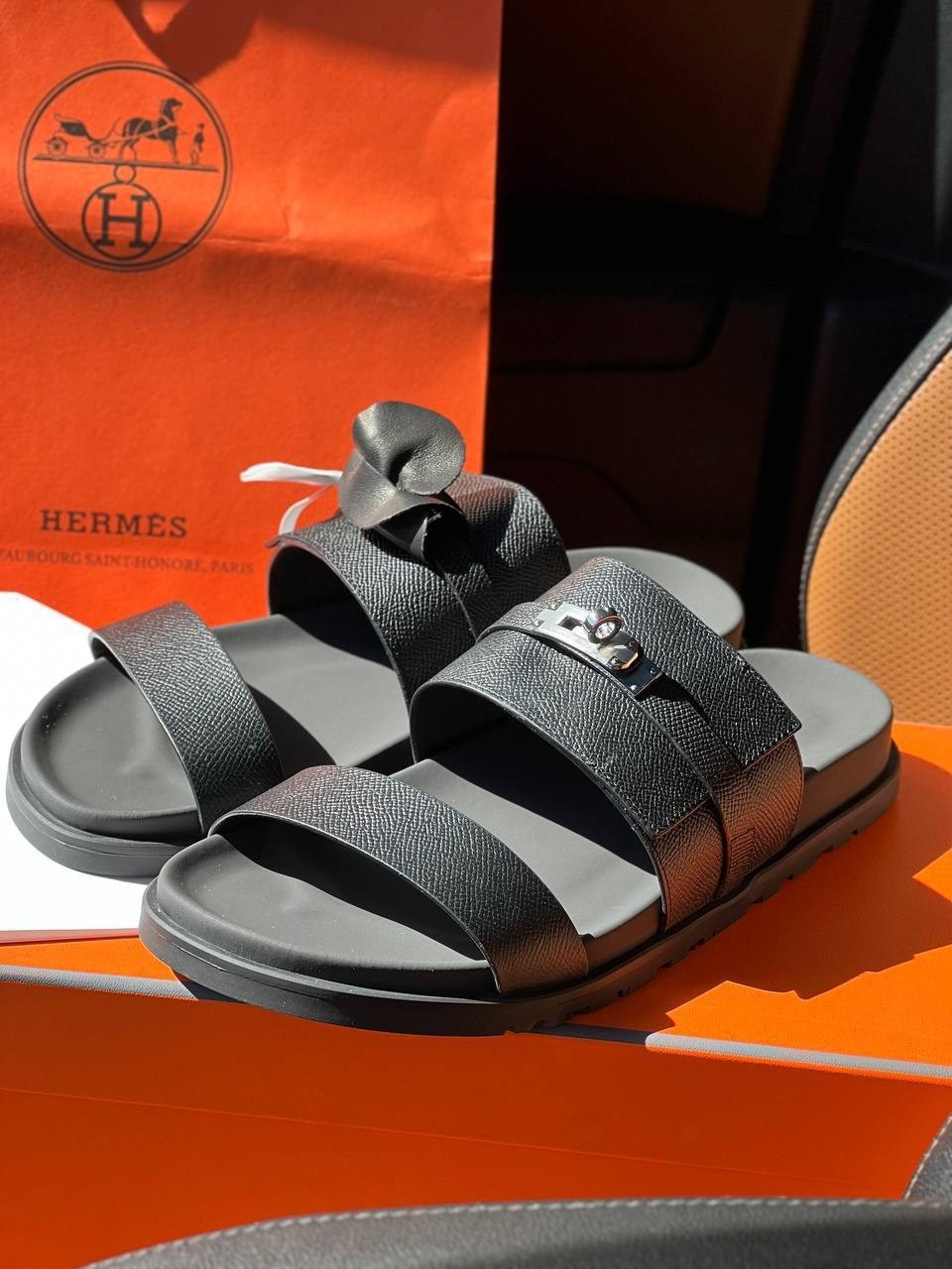 hermes шлепанцы,,мужские шлепанцы,шлепанцы стильные,сандалии hermes