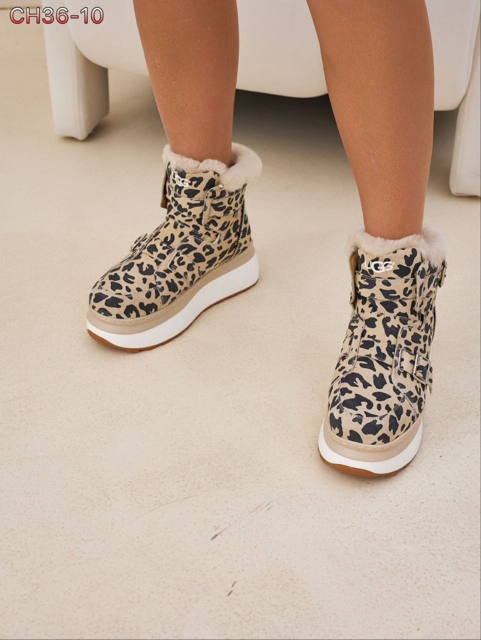 ,угги женские, женская,леопардовые угги,зимние угги на платформе