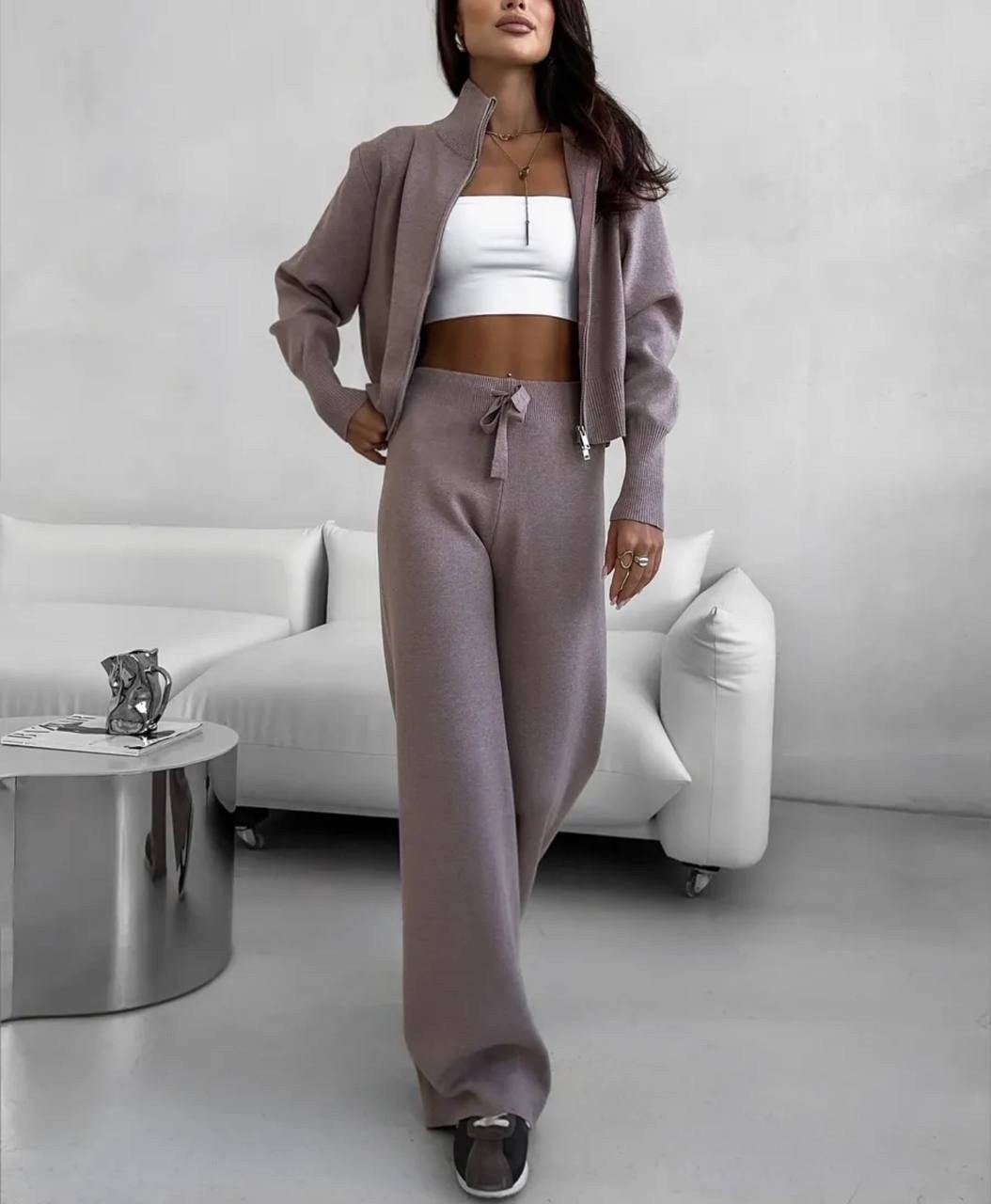 трикотажный костюм,костюмы брючные,костюм трикотажный женский,костюм с брюками,вязаные костюмы