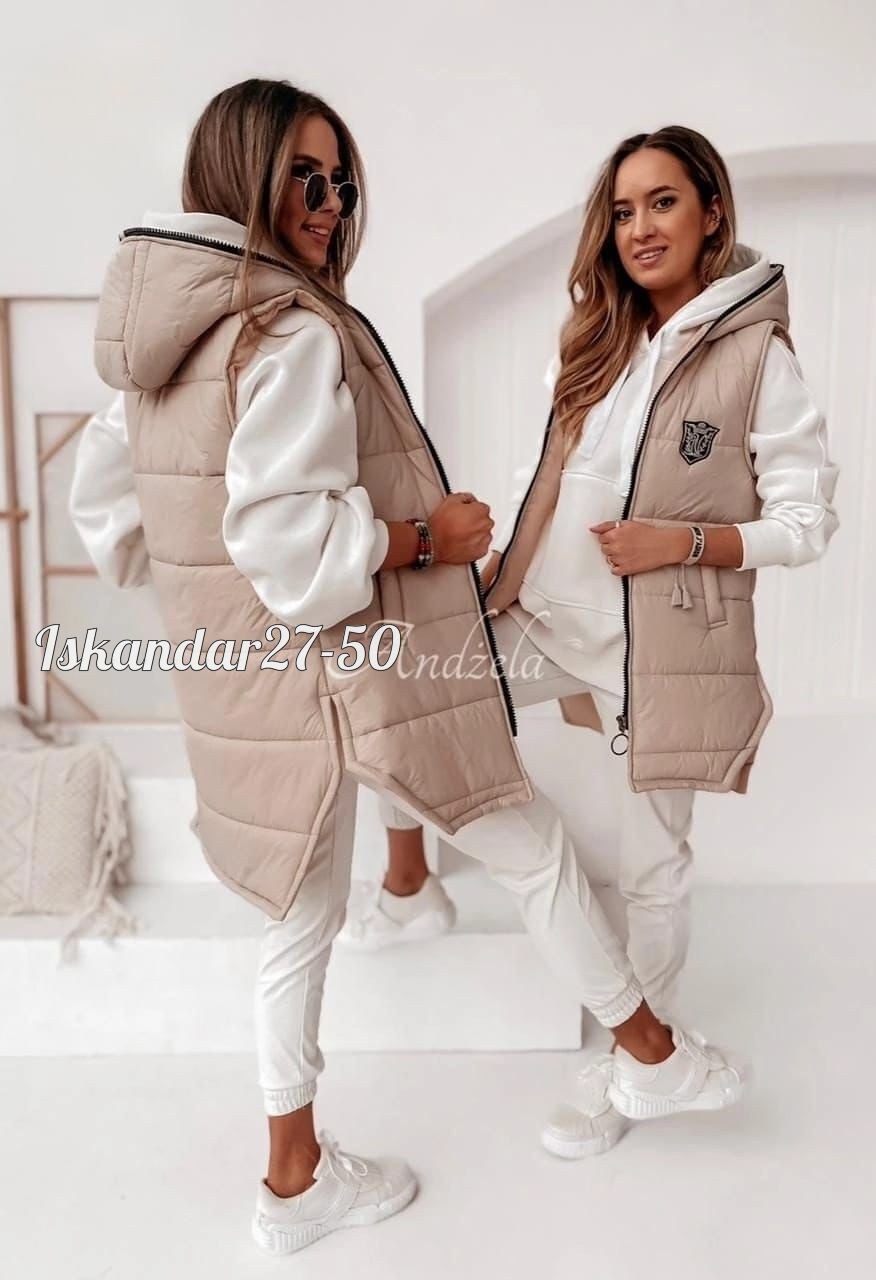 жилетка женская,демисезонная жилетка,женский жилет,стеганая жилетка женская длинная,куртка женская жилетка