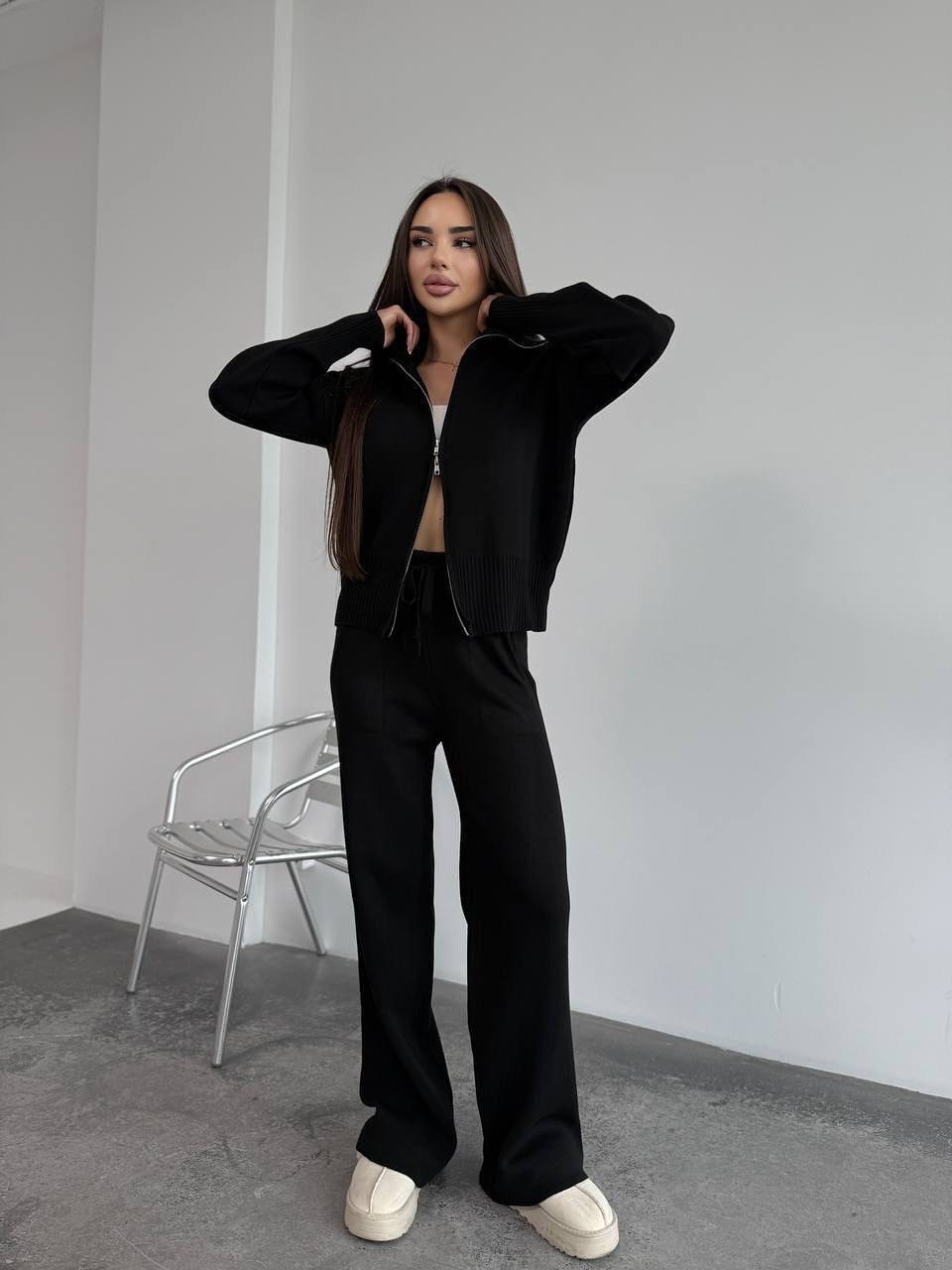 костюм трикотажный,кашемировый костюм женский,трикотажный костюм женский,костюм с брюками,костюм женский теплый