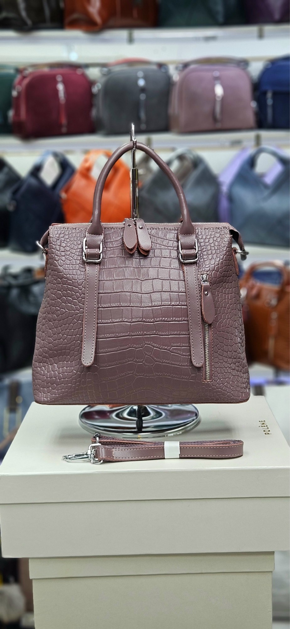 женская кожаная сумка тоут под крокодила,сумка женская из натуральной кожи,сумка,сумка женская,женская сумка кожаная