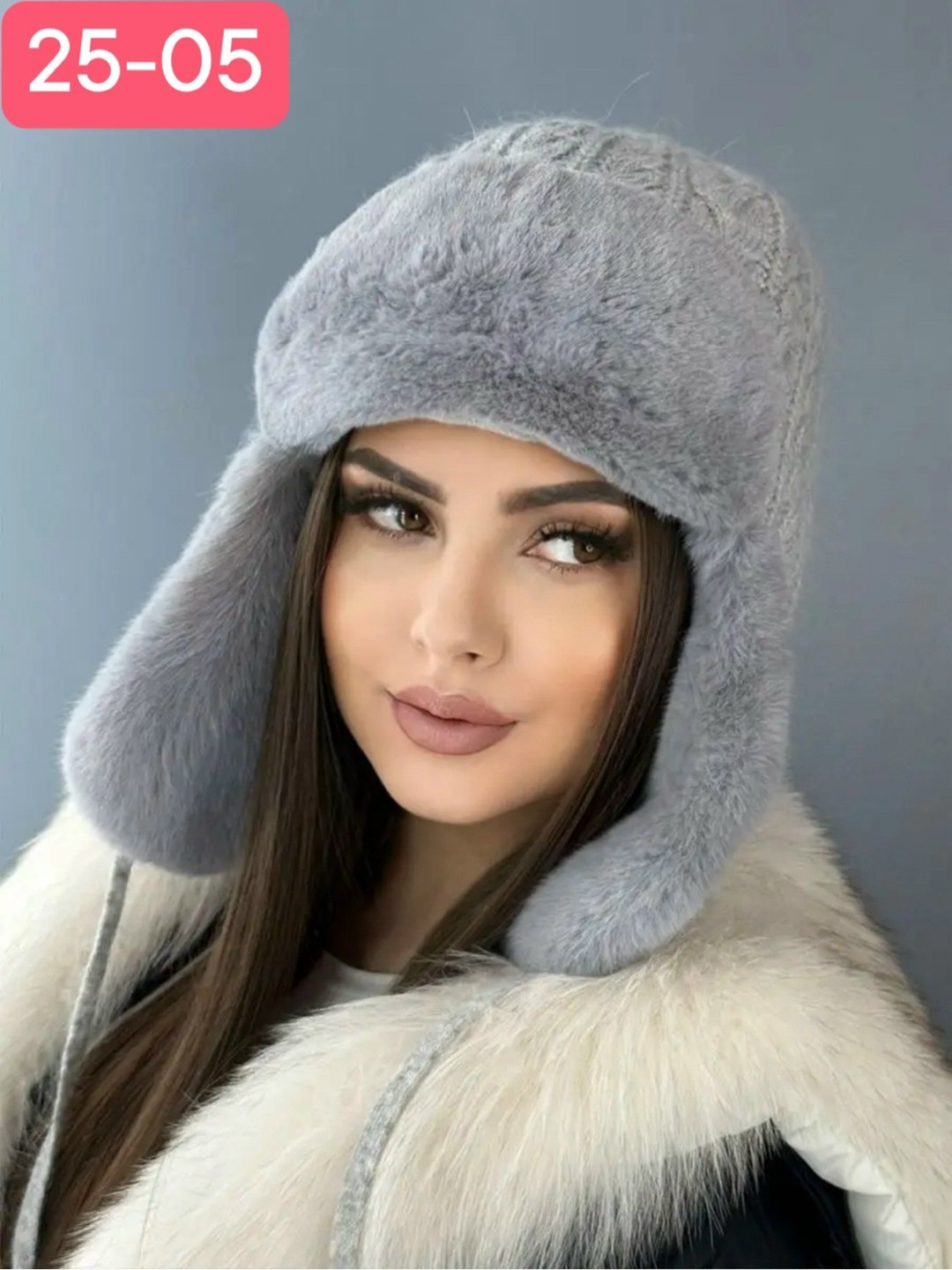 женская зимняя пушистая шапка ушанка из ангоры,шапка ушанка женская,шапка ушанка женская 2025,шапка ушанка зимняя вязаная меховая из ангоры,женская зимняя шапка ушанка