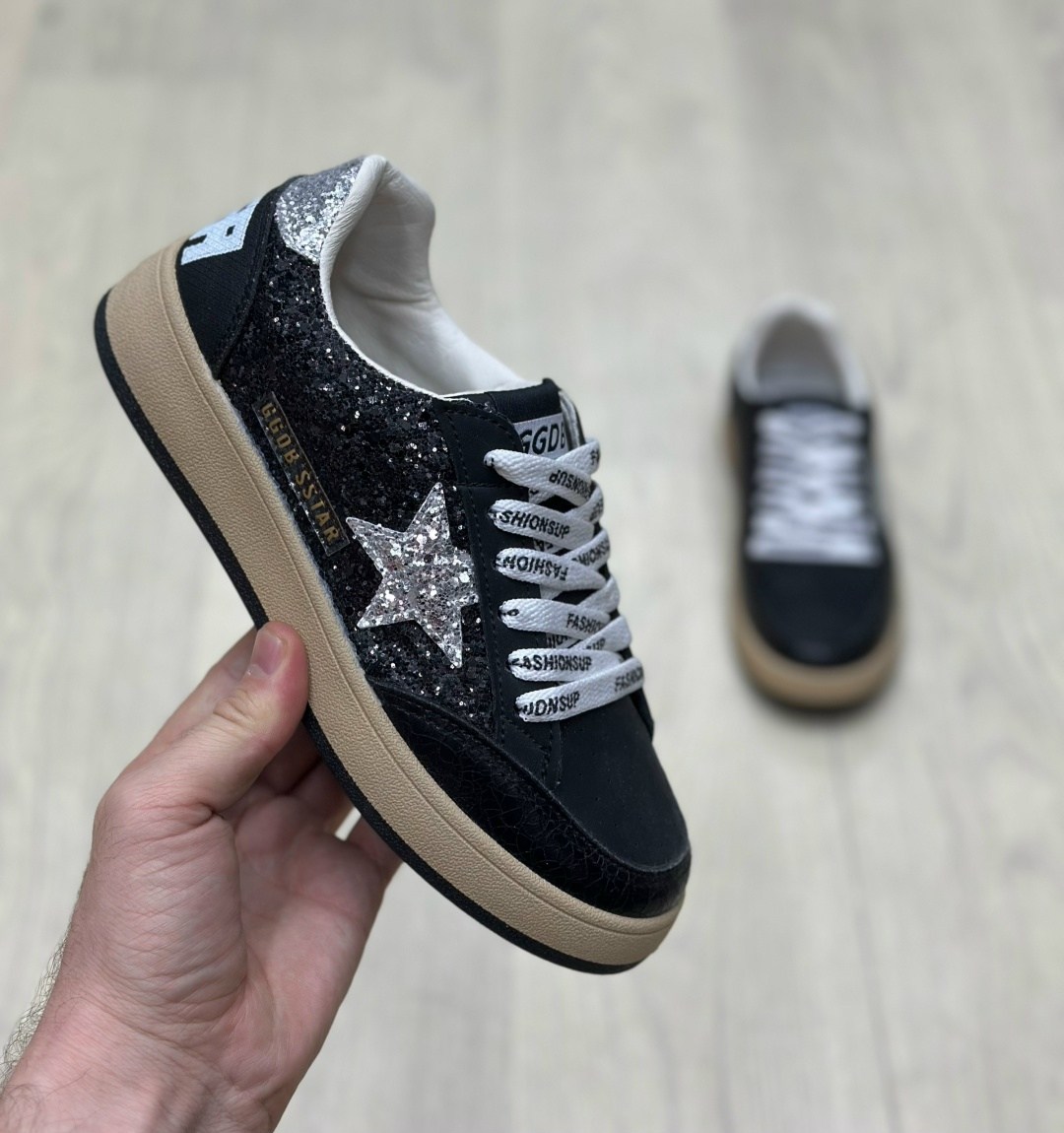 golden goose кеды черные,,кеды golden goose,кроссовки golden goose,golden goose кеды блестящие черные