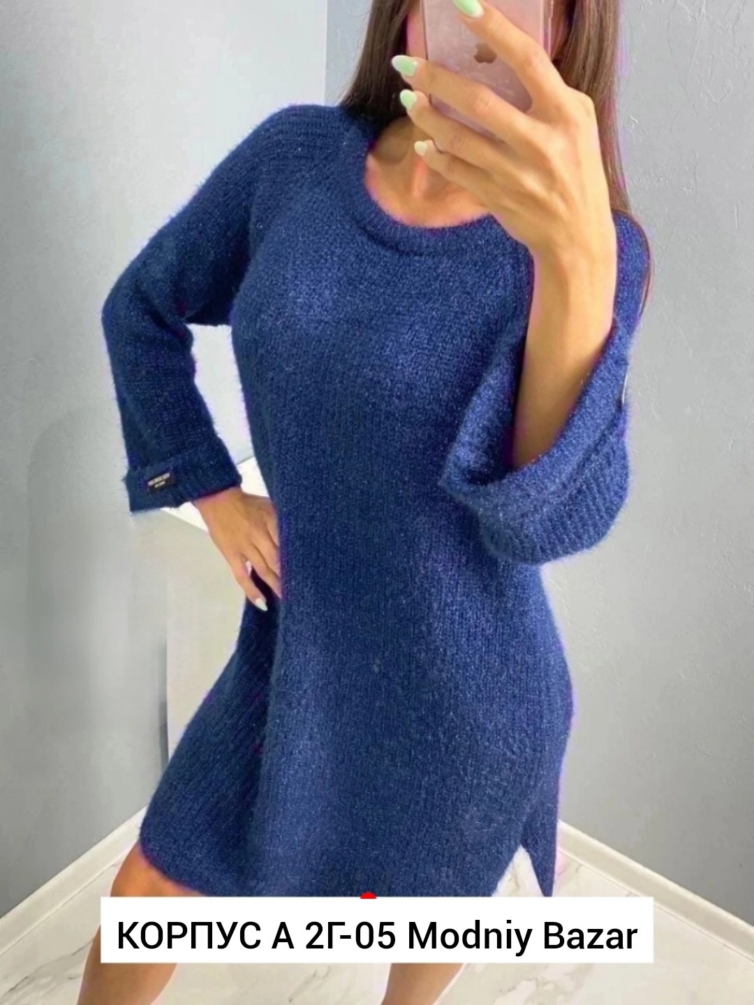 платье женское вязаное,вязаное платье,платье теплое вязаное,туника лиловая,вязаное платье туника