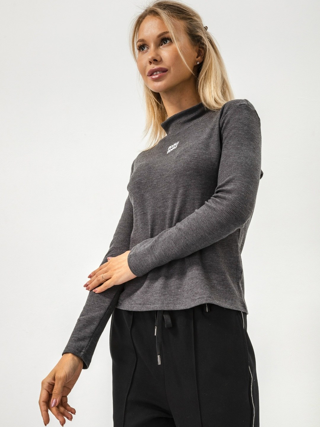 женский свитер,кофта женская,водолазка женская,водолазка женская серая,водолазка с