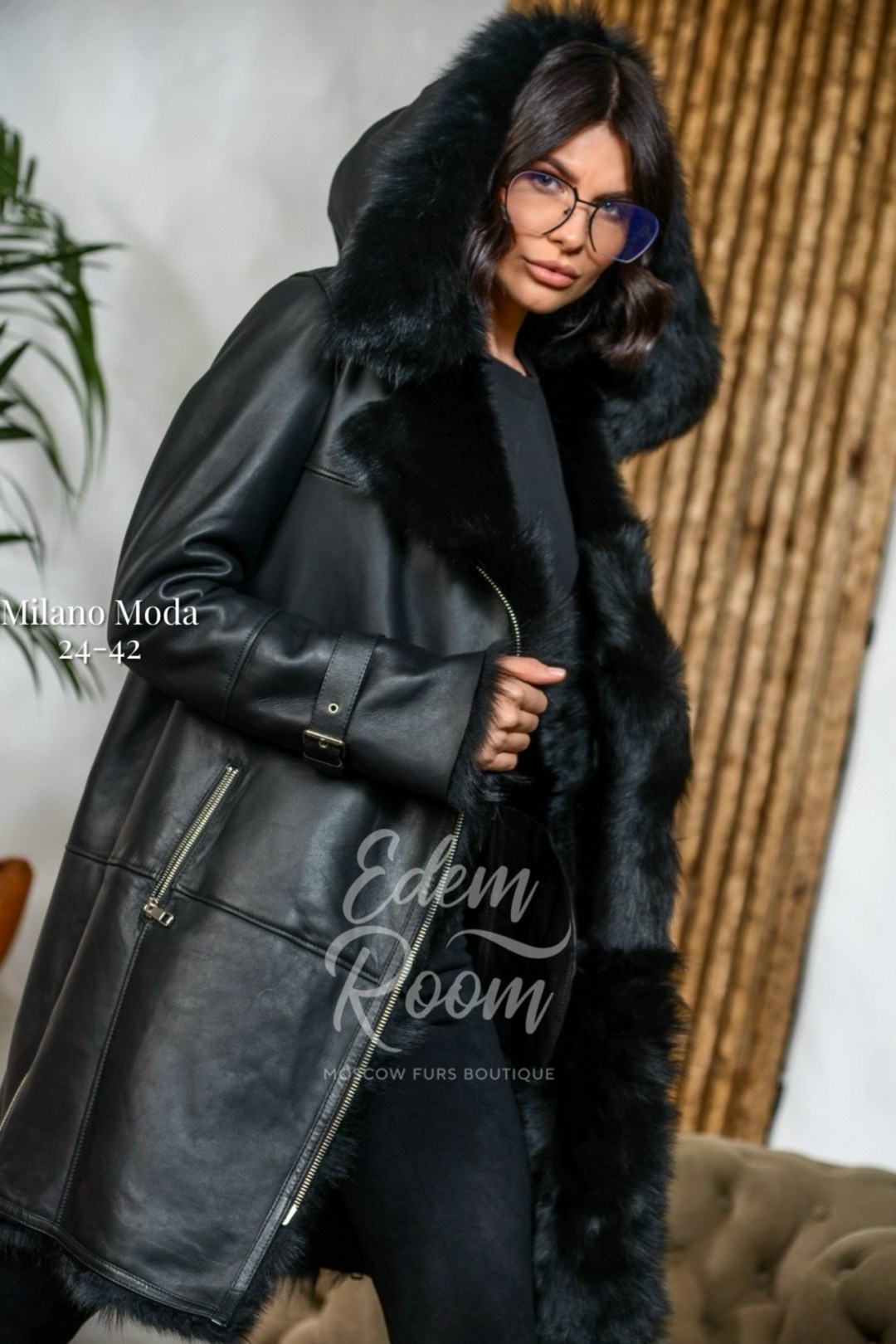 черная дубленка,дубленка с капюшоном,дублёнка авиатор женская удлиненная,женская дубленка,дубленка удлиненная