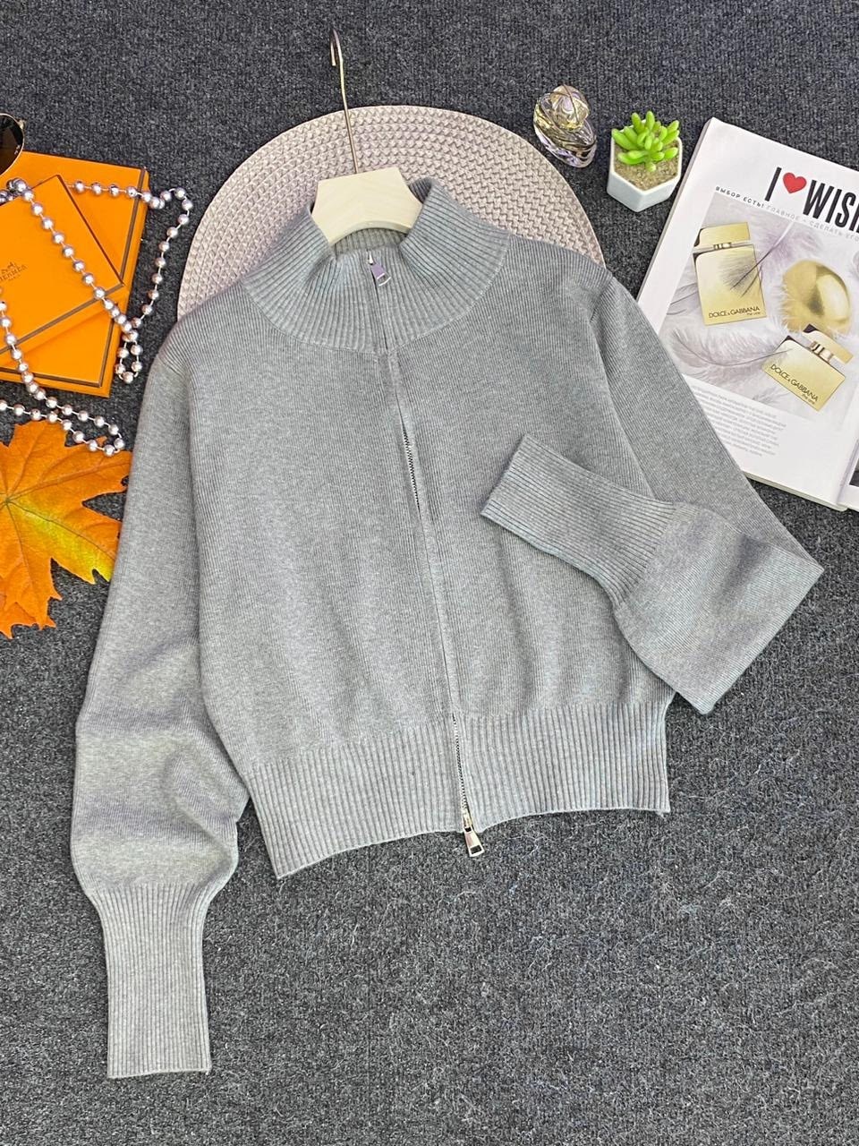 вязаная кофта,свитер на молнии женский,вязаный кардиган на молнии,женский свитер,трикотажный свитер