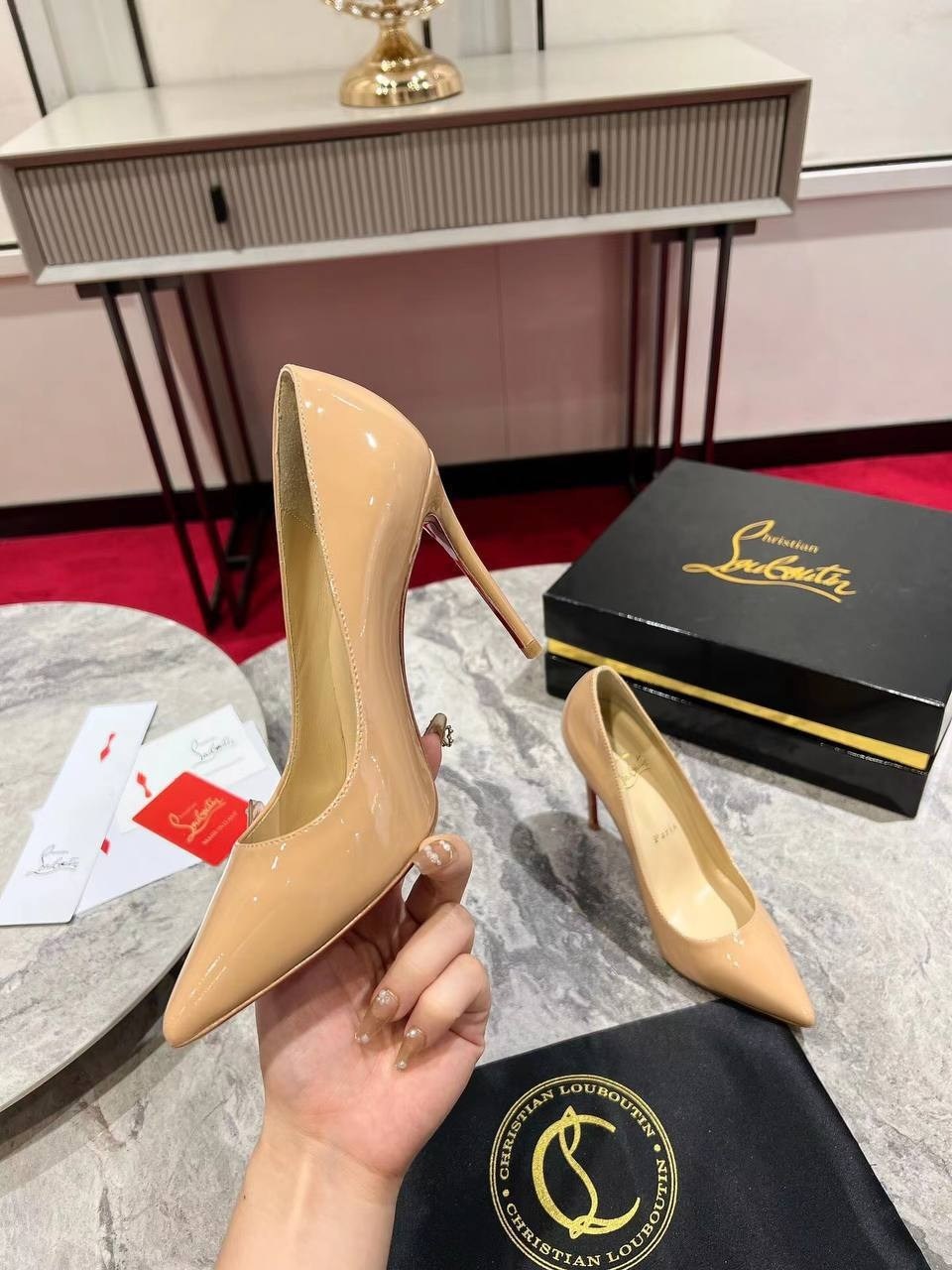 туфли christian louboutin,женские туфли лодочки,,туфли лаковые женские бежевые,женский туфли