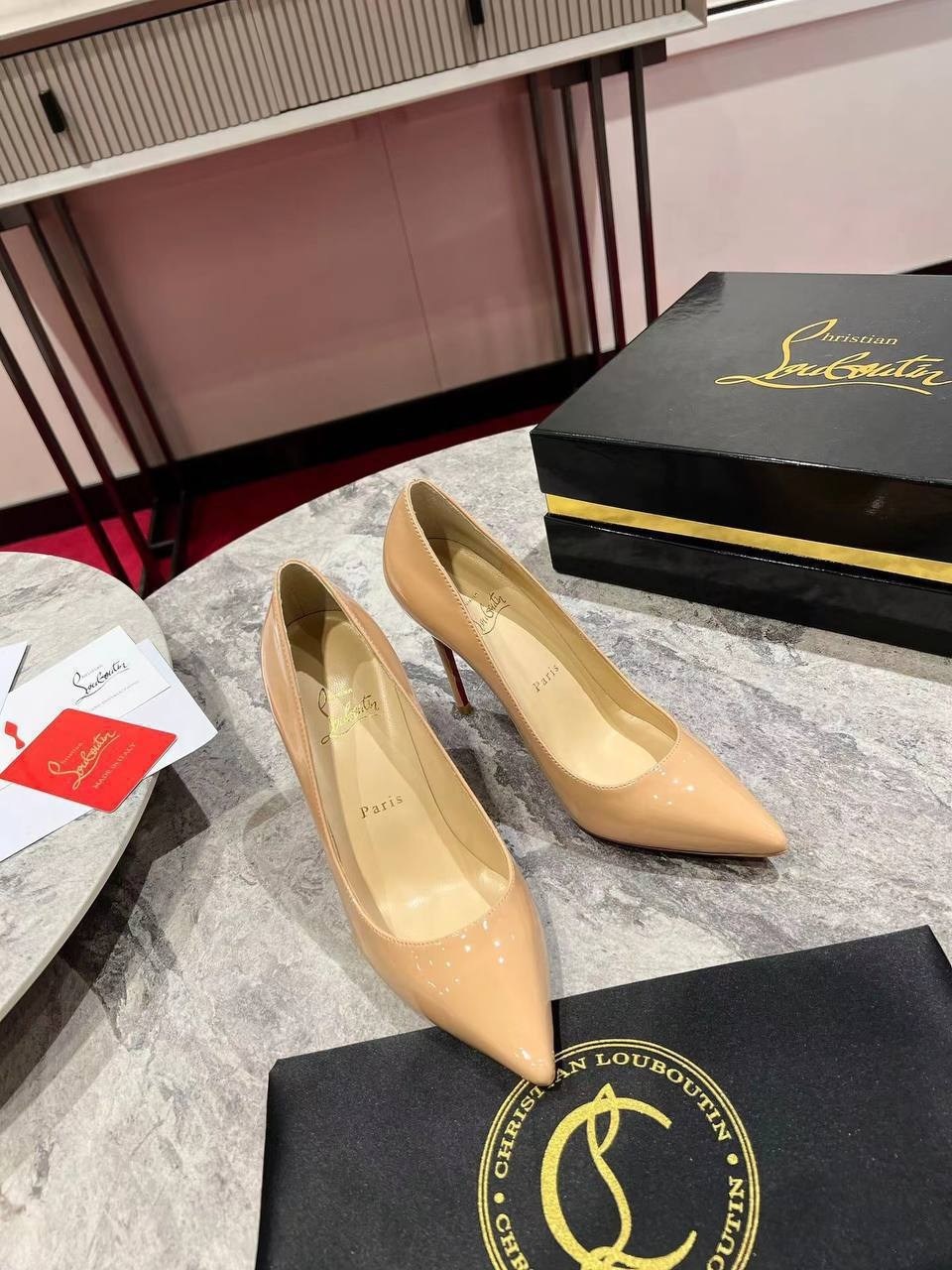 туфли christian louboutin,женские туфли лодочки,,туфли лаковые женские бежевые,женский туфли