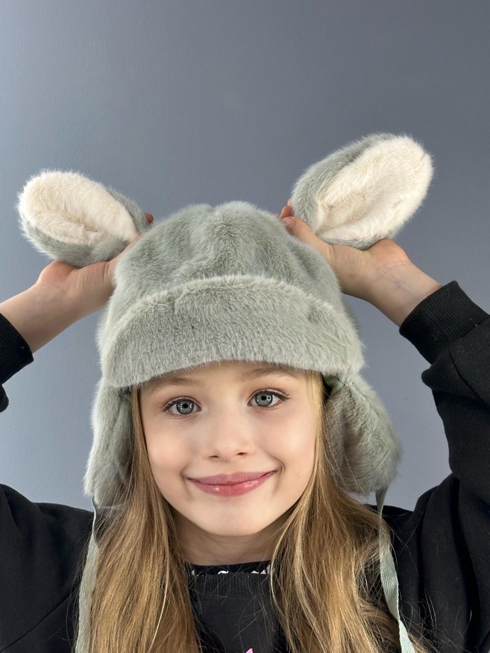 шапка детская,шапка ушанка с ушками,шапка для детей,детская шапка ушанка,шапки шапка с двигающимися ушками