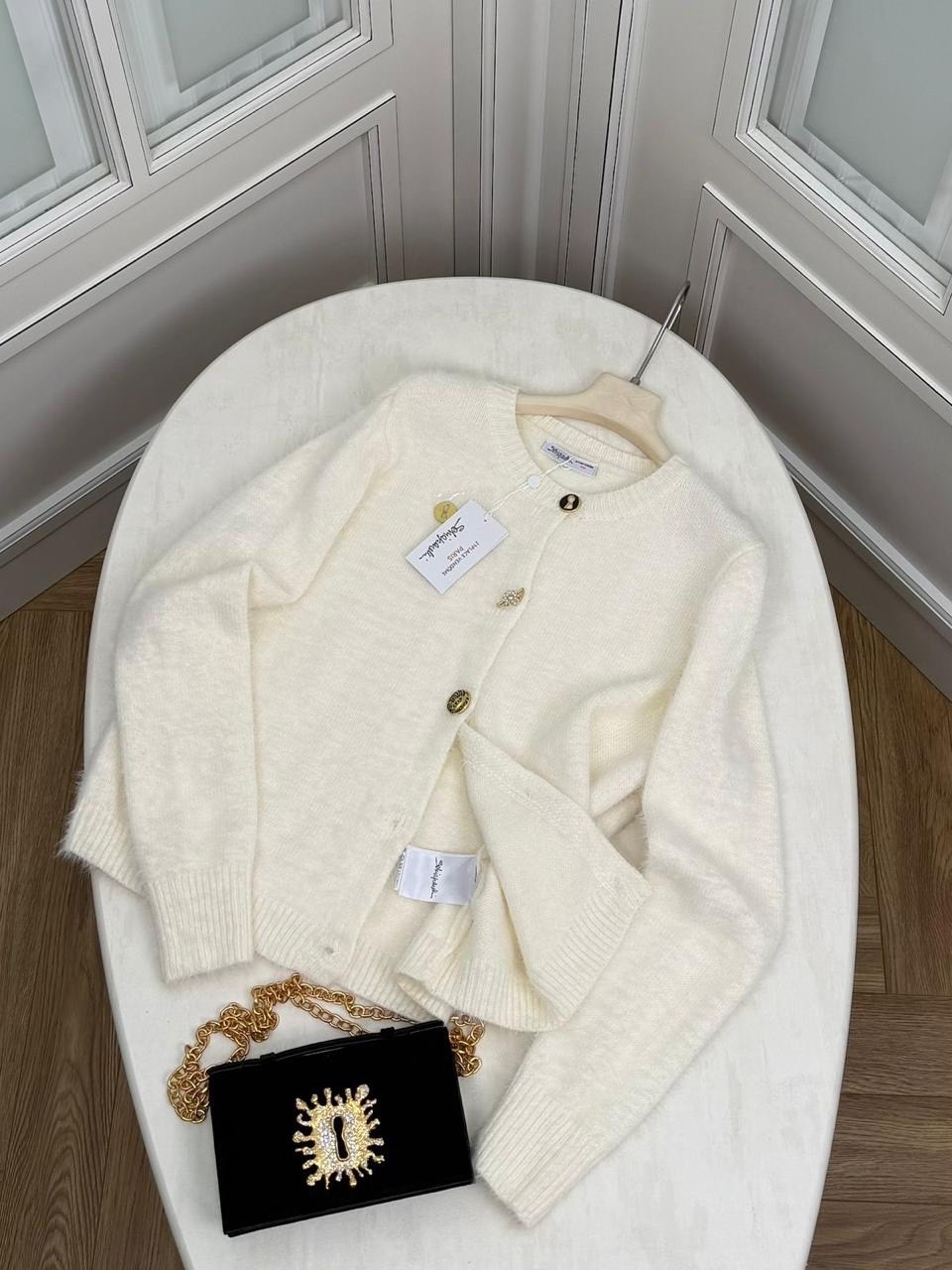 вязаные кардиганы,молочный кардиган,вязаный костюм с юбкой,кардиган