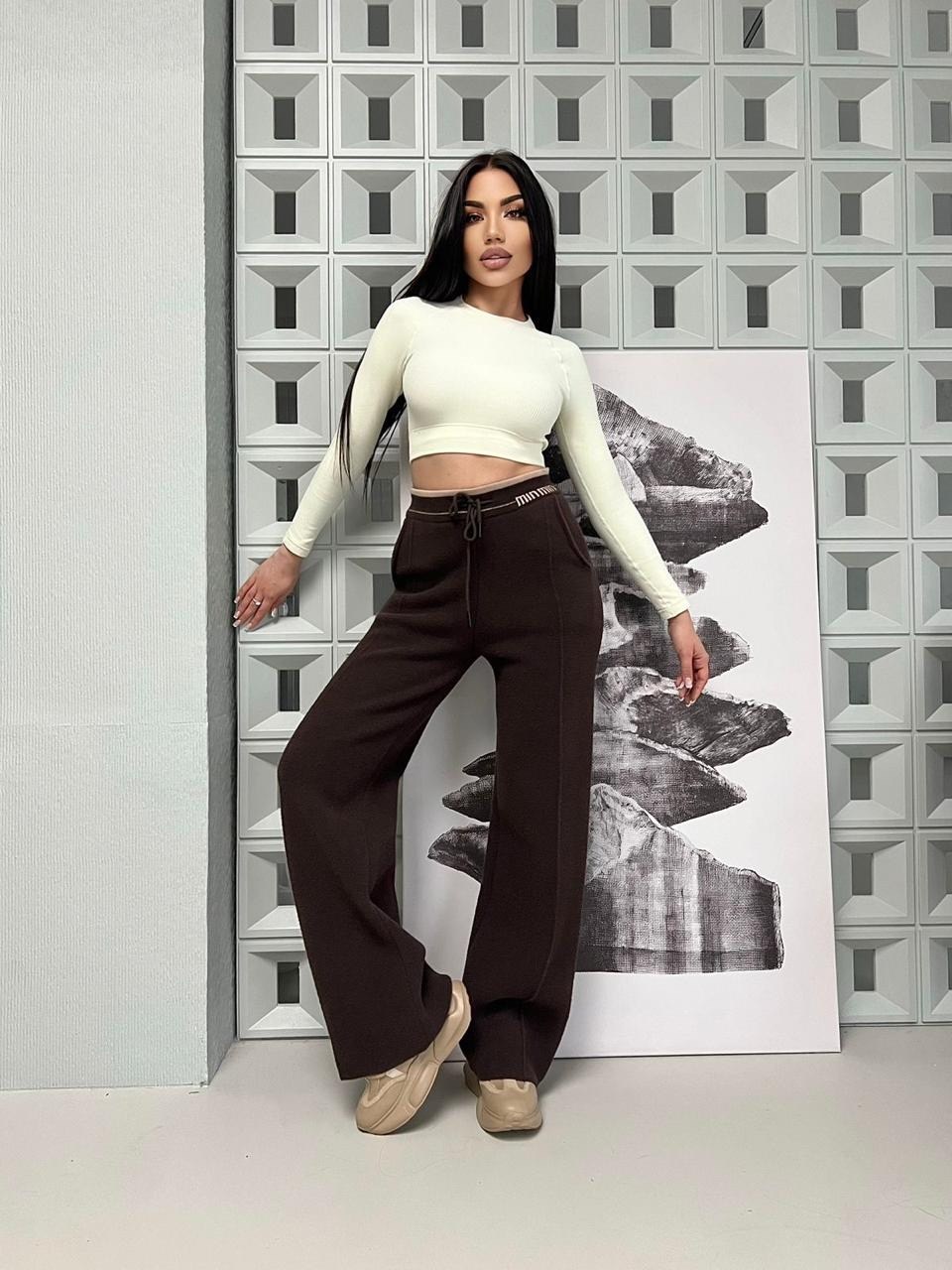 брюки широкие,одежда брюки,брюки женские палаццо,костюм трикотажный,брюки палаццо