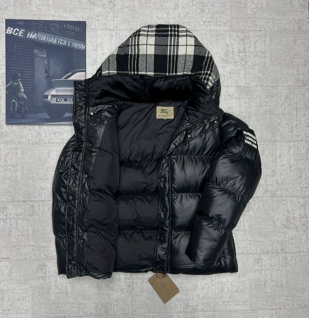 пуховик burberry 8018731 черный мужской,пуховик burberry,burberry мужской пуховик,куртка burberry,burberry puffer jacket