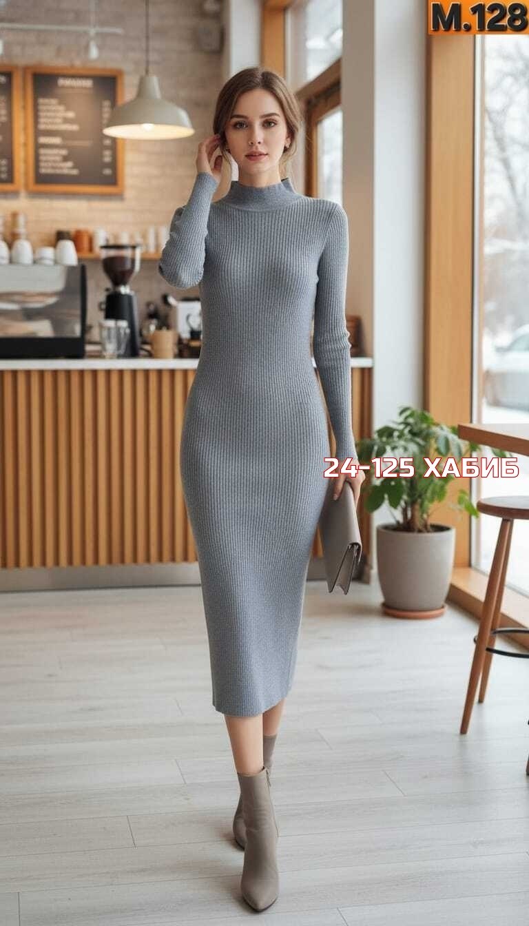 трикотажное платье лапша,платье лапша женское,платье трикотажное,теплое платье вязаное,зеленое платье лапша