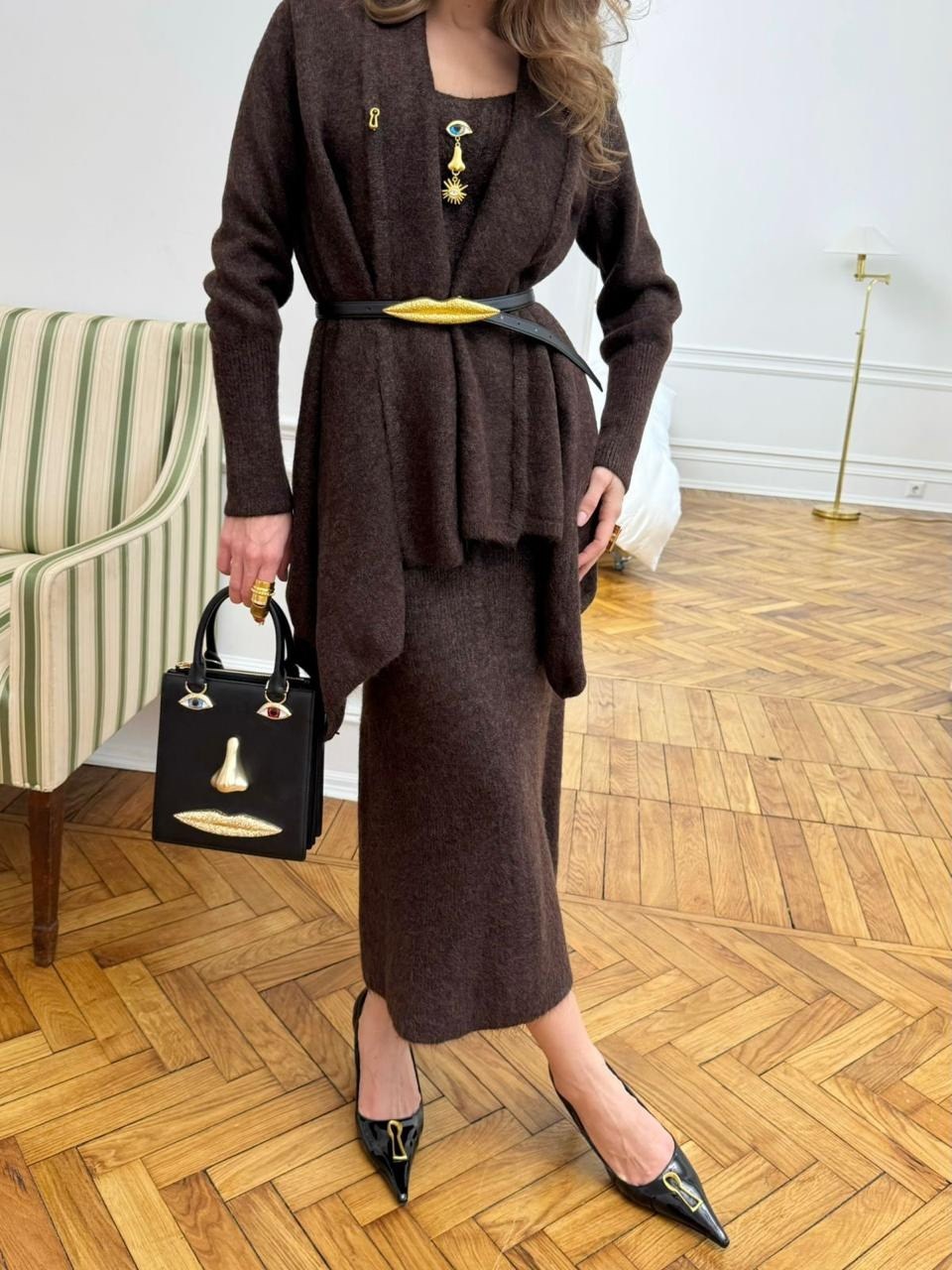 элегантные образы,шерстяное платье,трикотажное платье,элегантный стиль,вязаное платье