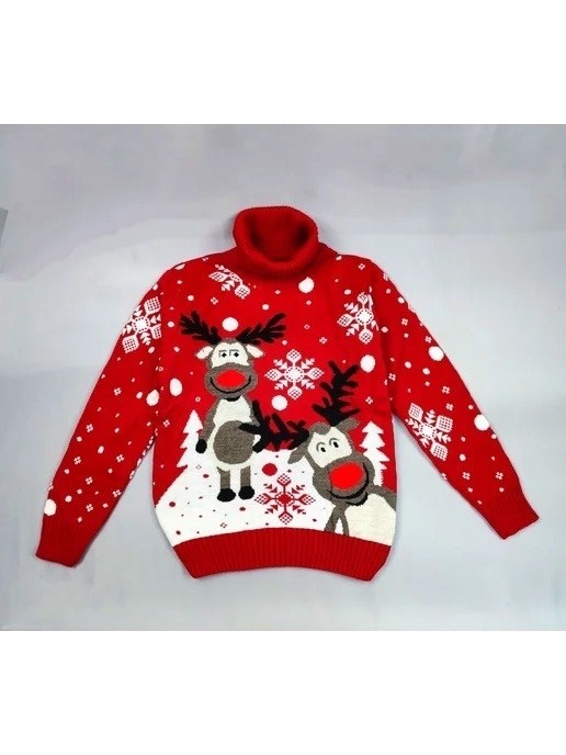 детский новогодний свитер,свитер с рождественским принтом,новогодние свитера,свитера с оленями,новогодний джемпер