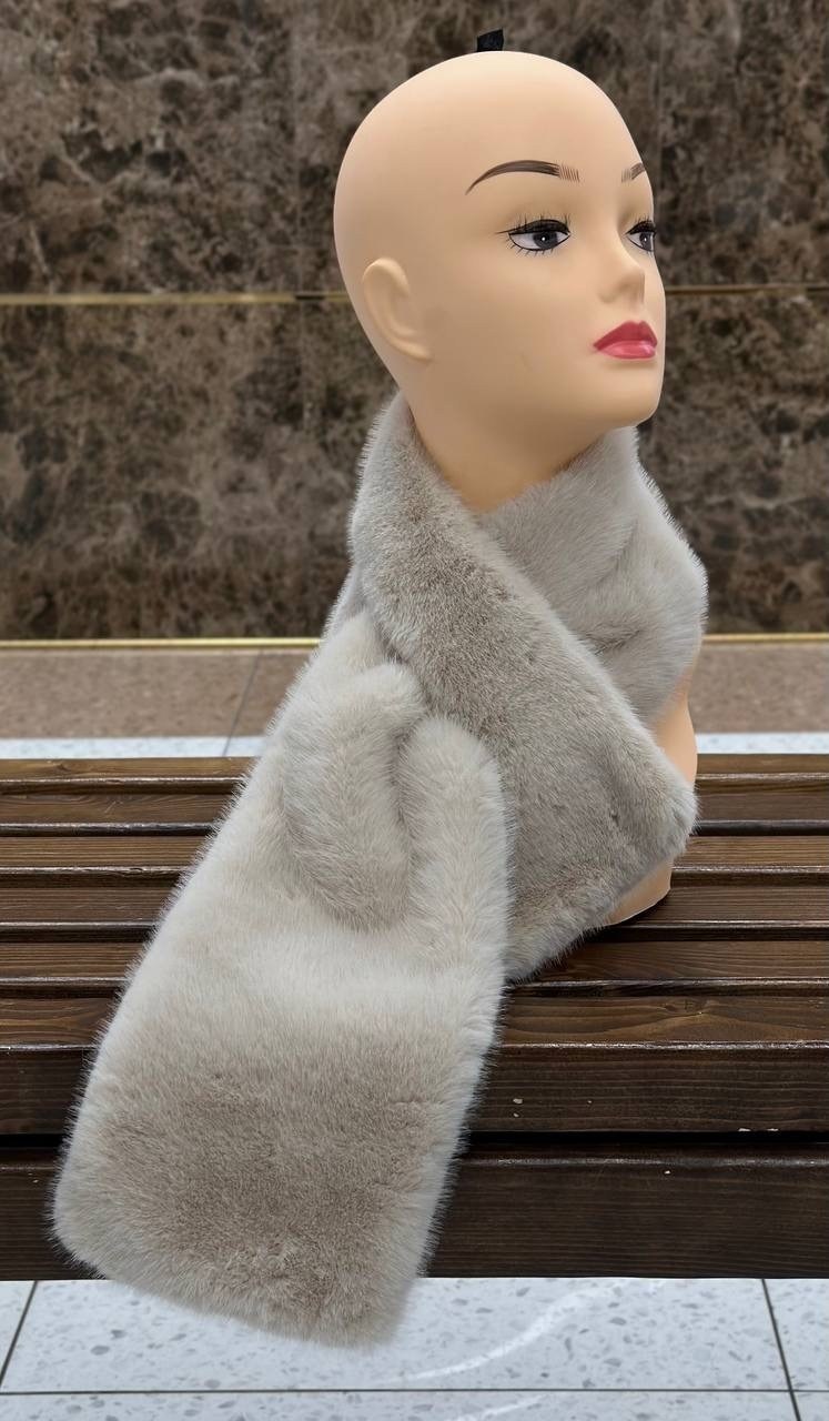 меховой шарф,меховые шарфы из норки,шарф из меха норки,шарф с мехом,горжетка из норки