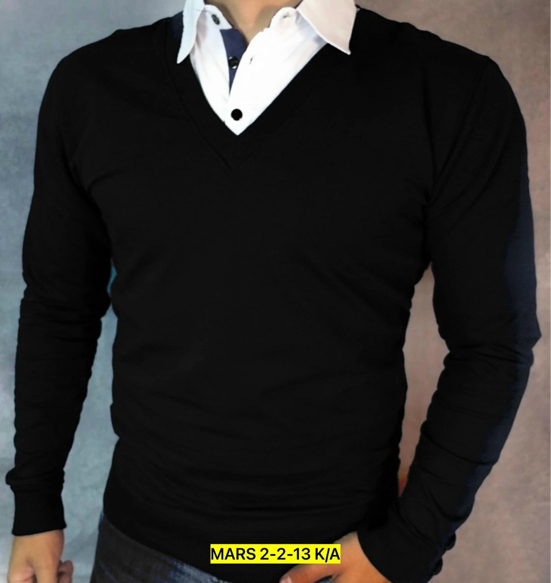 рубашка обманка мужская,джемпер с рубашкой,джемпер обманка,джемпер с рубашкой мужской,мужская кофта